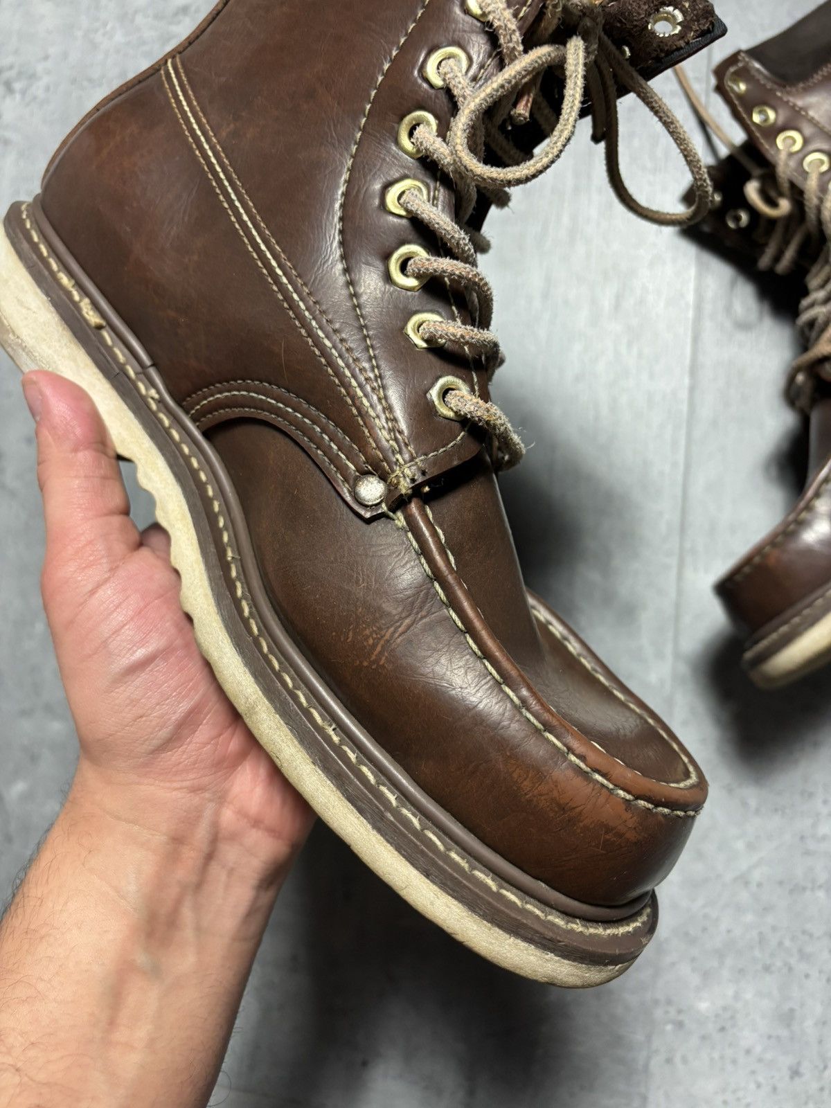 Vintage Vintage 1970’s Sub Zero Insulated Moc Toe Work Boots Size US 10 / EU 43 - 8 Thumbnail