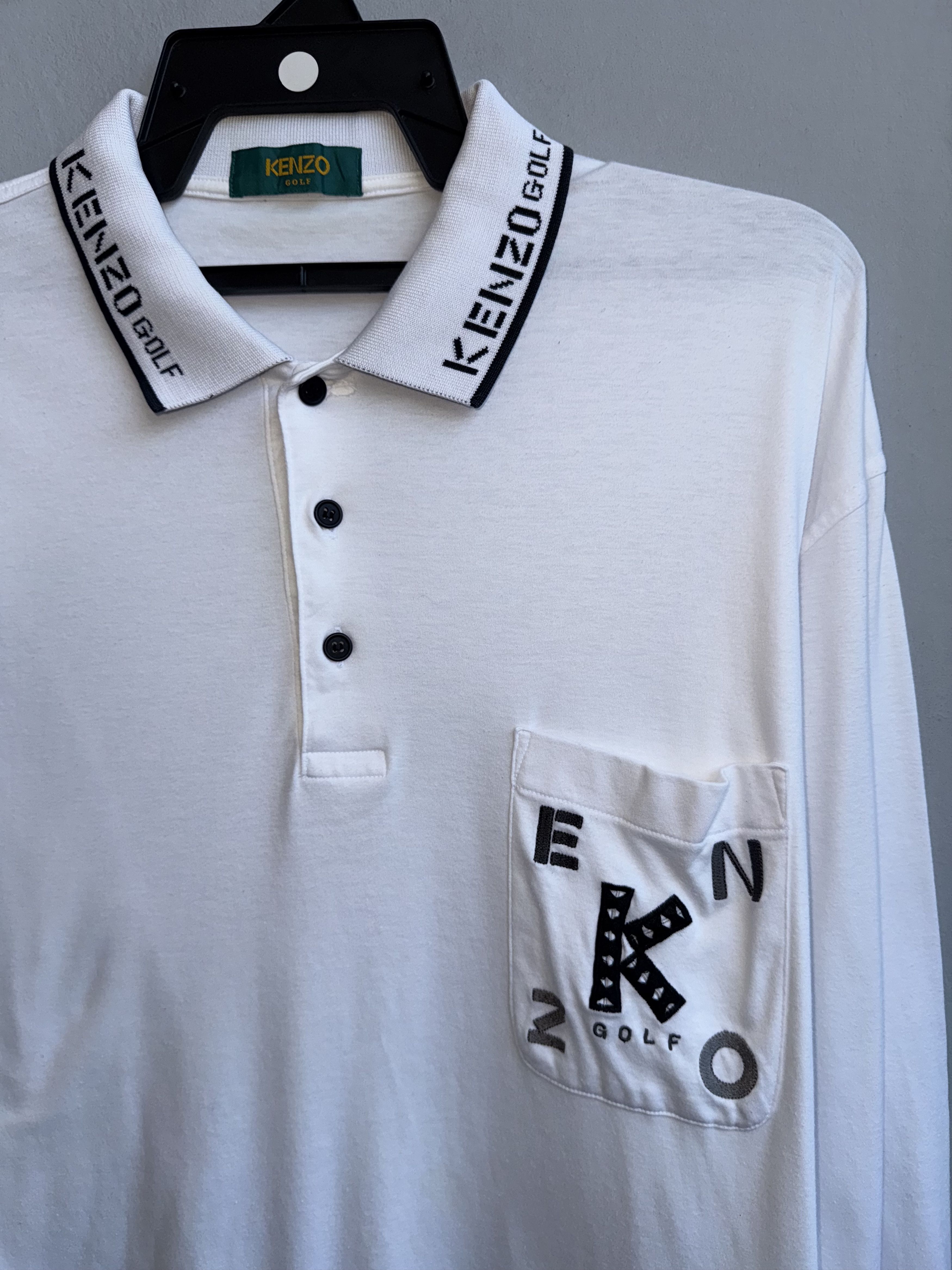 Kenzo Kenzo Golf Long Sleeve Shirt Size US XL / EU 56 / 4 - 2 Thumbnail