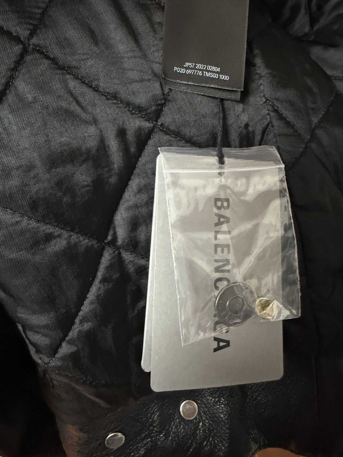Balenciaga NEW - Summer 23 Buffalo Denim Style Trucker Leather Jacket S Size US S / EU 44-46 / 1 - 11 Thumbnail