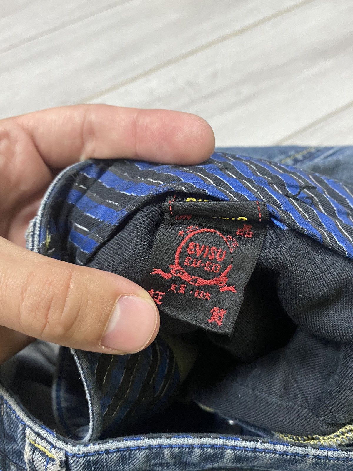 Evisu Evisu Eu Ed big seagull logo jeans Japanese Size US 31 - 7 Thumbnail