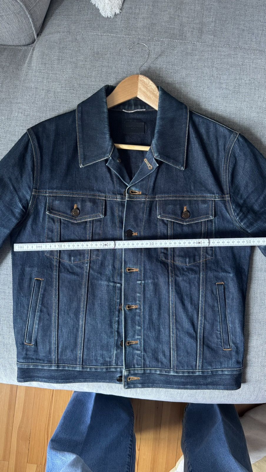 Saint Laurent Paris Saint Laurent Paris Denim Trucker Jacket size 50 Size US M / EU 48-50 / 2 - 11 Thumbnail