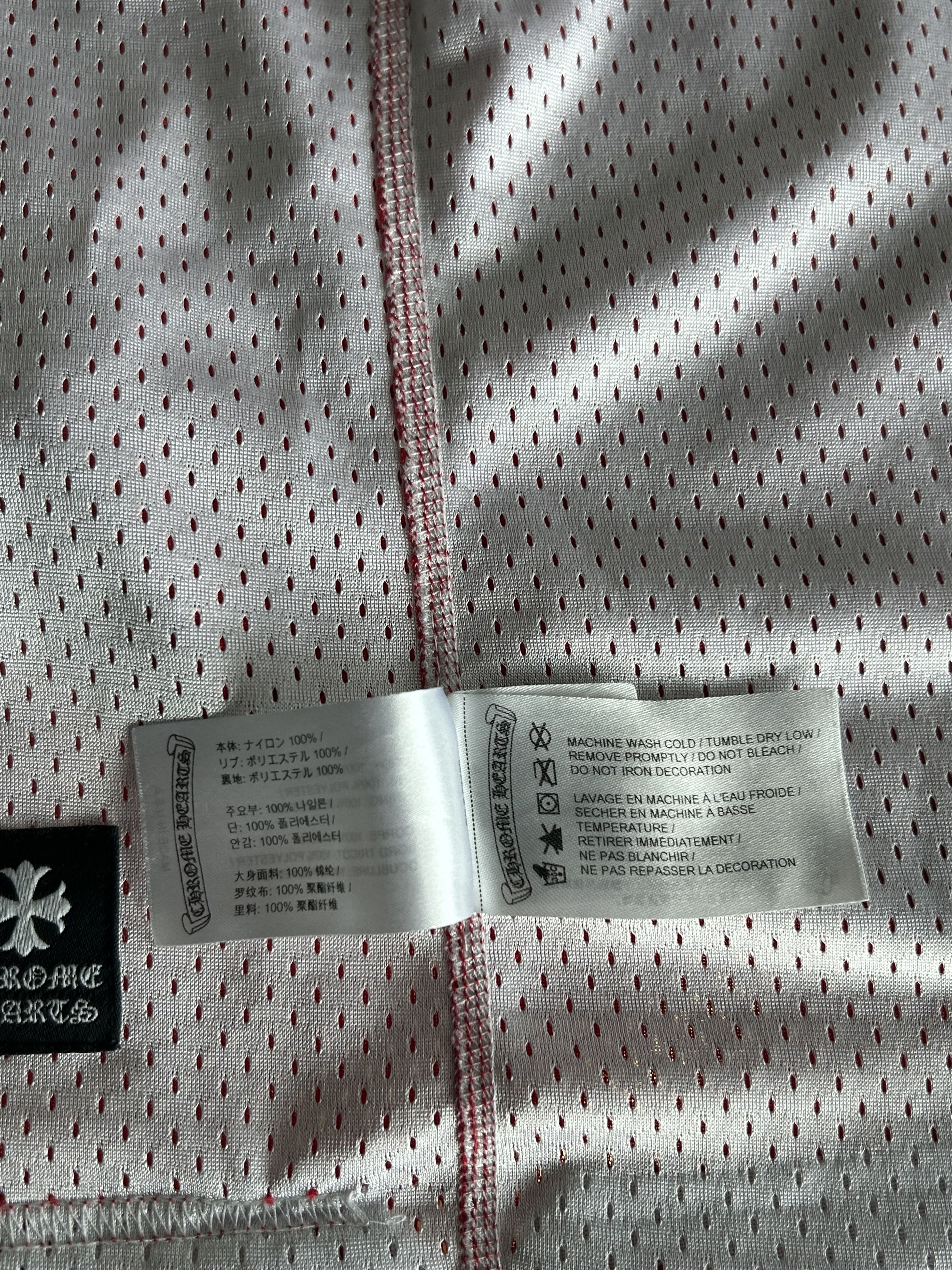 Chrome Hearts Matty Boy Red & White Team Form Reversible Mesh Jersey Size US M / EU 48-50 / 2 - 6 Thumbnail