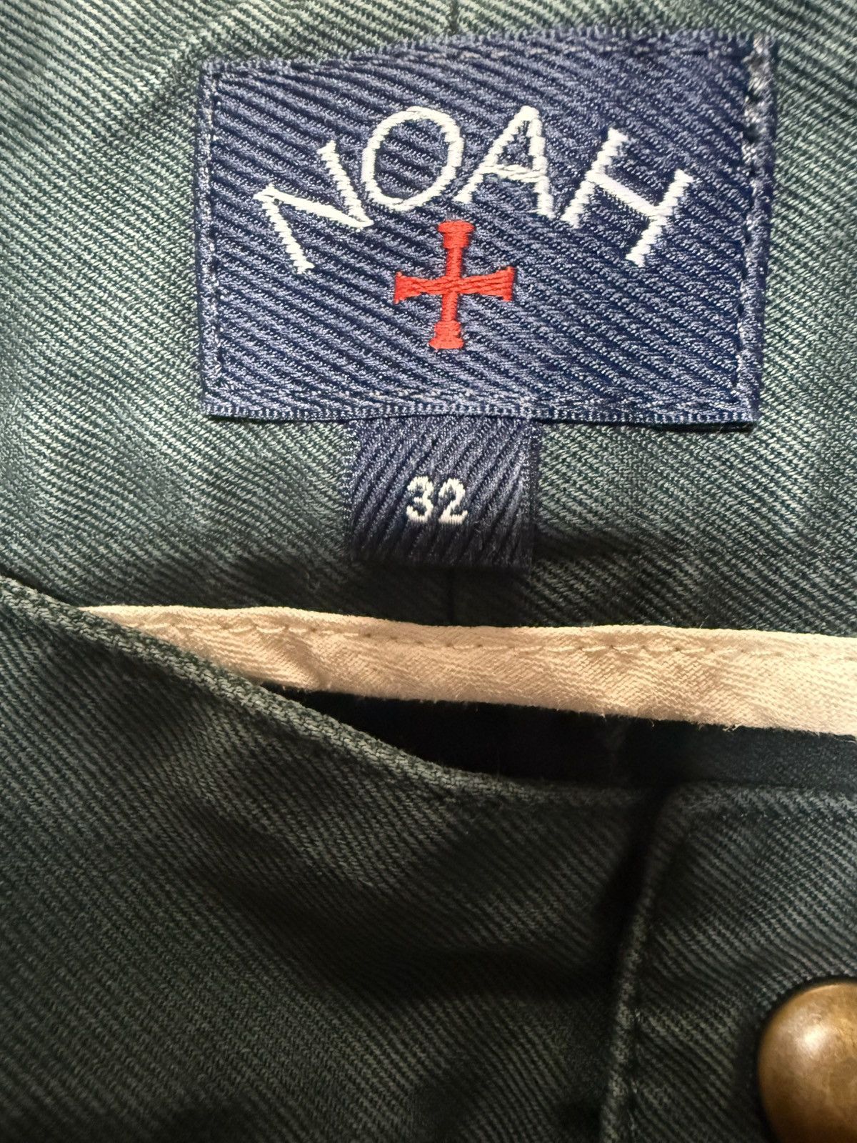 Noah Noah Single-Pleat pant. petrol. Size US 32 / EU 48 - 4 Thumbnail