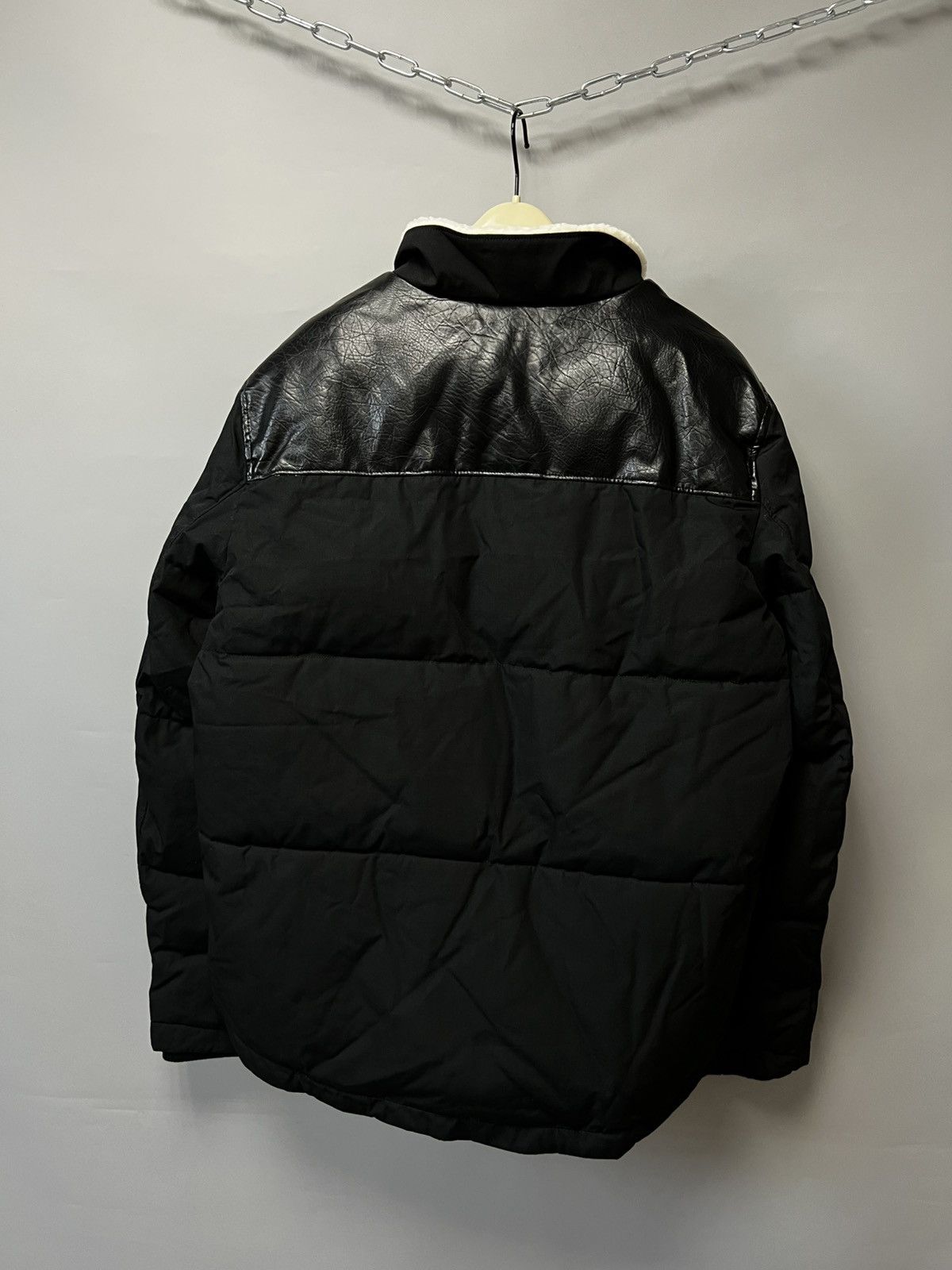 Levi's Levi's Men's Quilted Woodsman Puffer Jacket Black NEW NWT Size US L / EU 52-54 / 3 - 3 Thumbnail