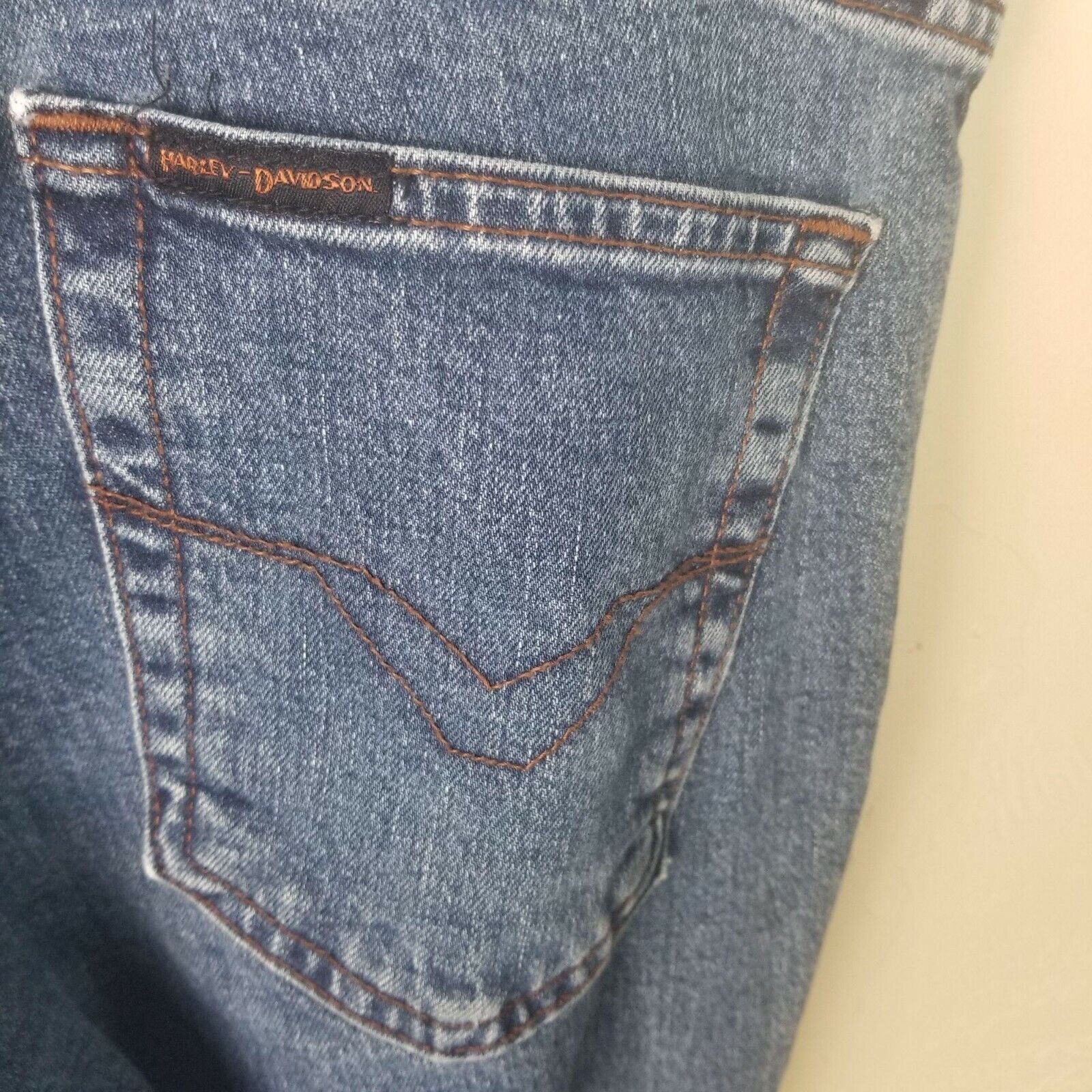 Harley Davidson Harley Davidson Womens Bootcut Jeans Size 10L Moto Casual Size 32" / US 10 / IT 46 - 10 Thumbnail