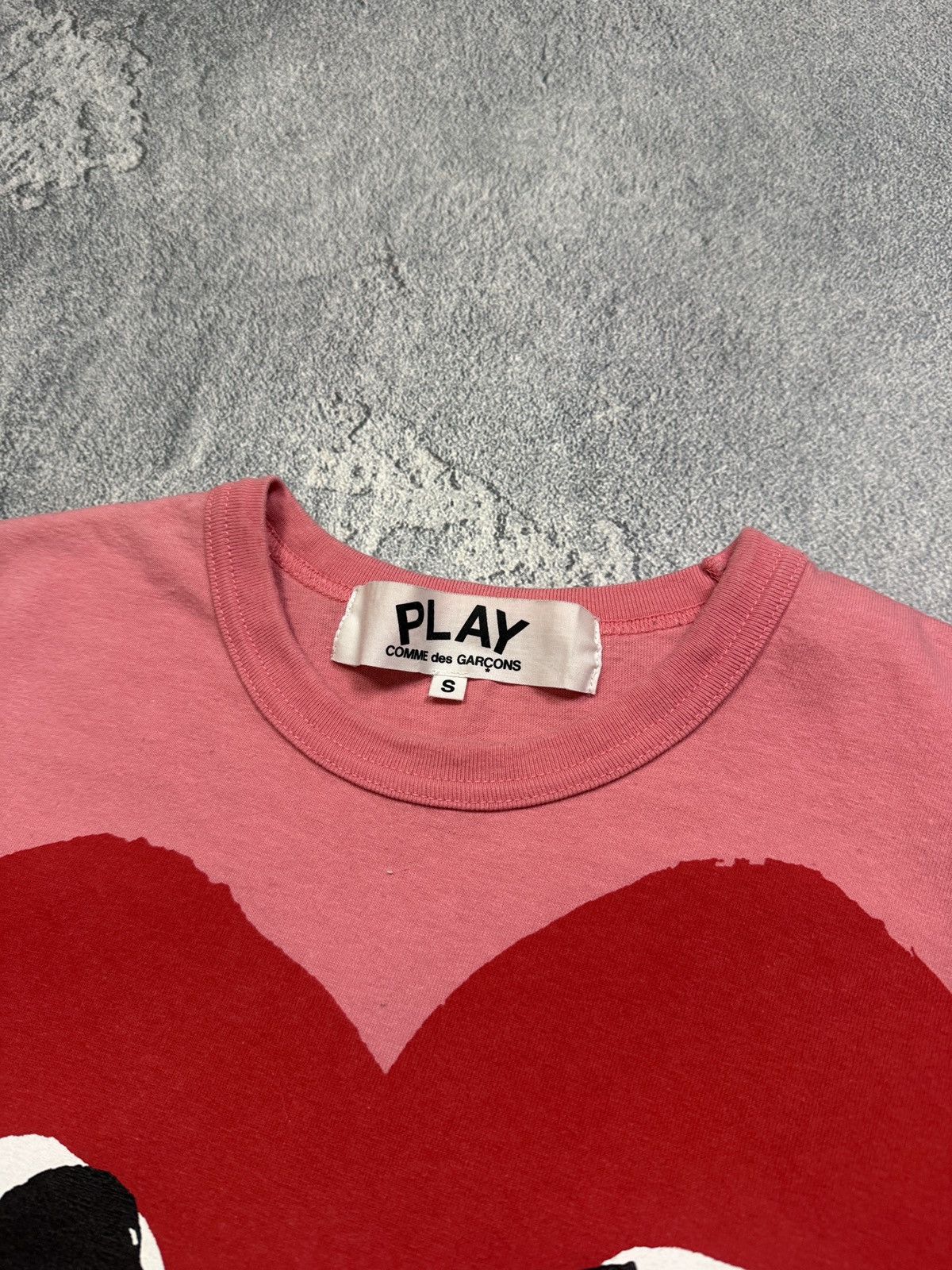 Comme des Garcons PLAY Play Comme des garçons big logo Japanese tee Size US S / EU 44-46 / 1 - 2 Thumbnail