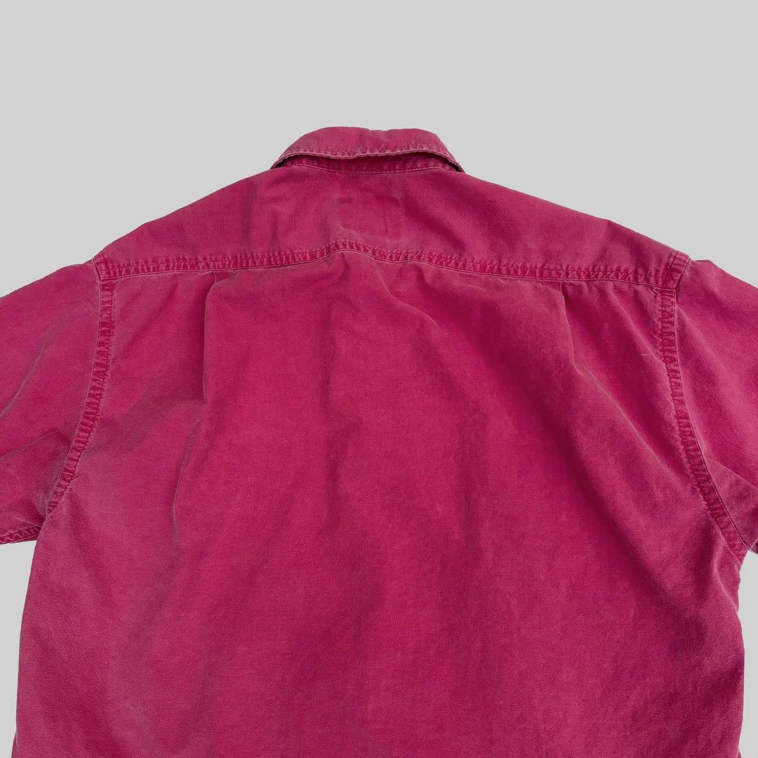 Woolrich Woolen Mills Woolrich 1990 90s Vintage Faded Red Cotton Denim L/S Shirt Size US M / EU 48-50 / 2 - 4 Thumbnail