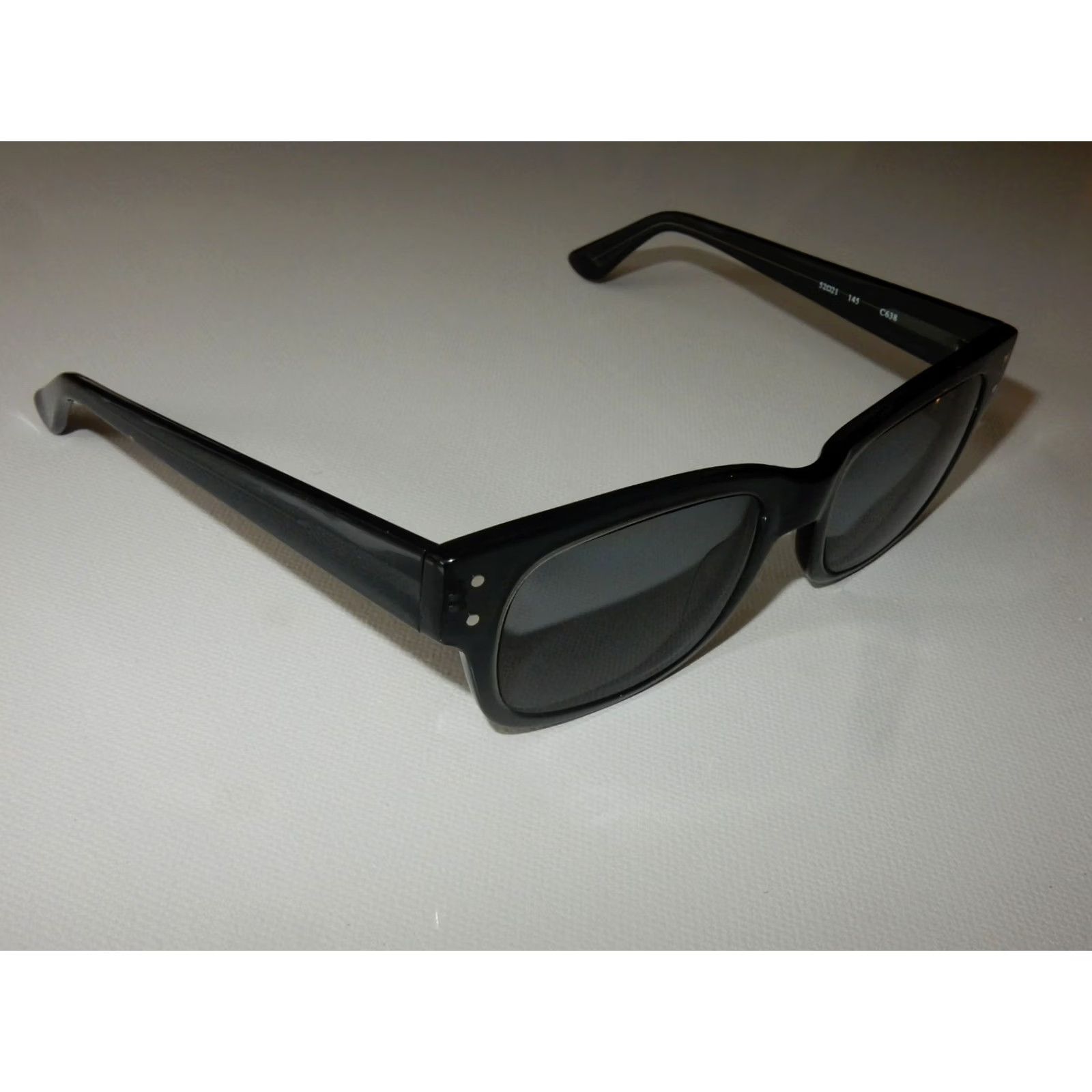 Vintage SEE Sunglasses Frames Only 52[]21 145 C638 9736 Polar Big Wide Men Gray Sunglasses Frames Only Size ONE SIZE - 2 Thumbnail