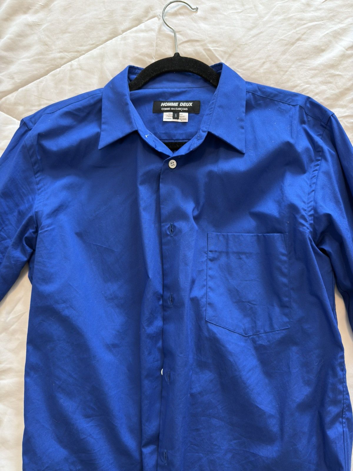 Comme des Garcons Comme des Garçons Homme Deux Button-Down Shirt Blue Size US S / EU 44-46 / 1 - 2 Thumbnail