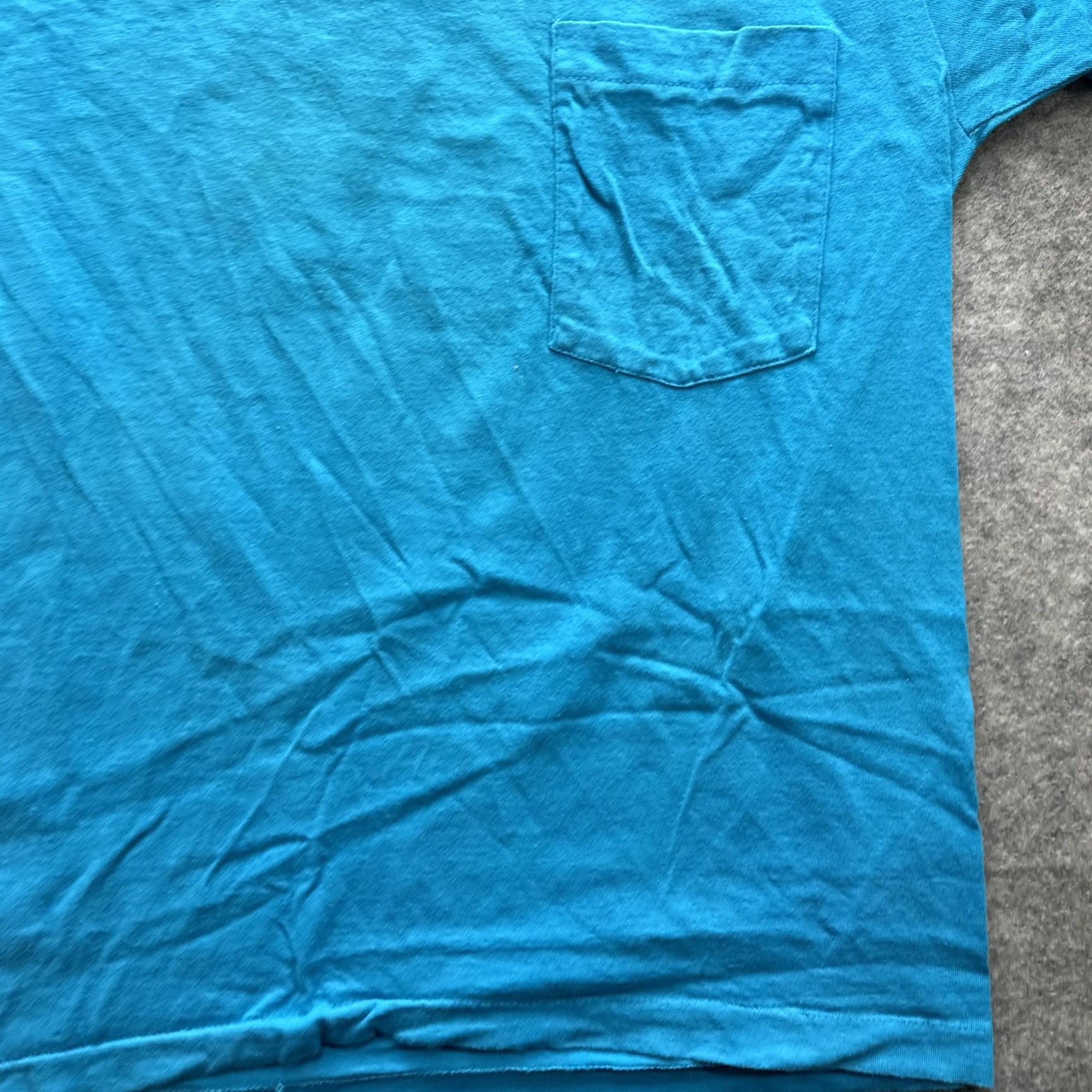 Vintage VINTAGE BVD Shirt Mens Medium Blue Pocket Tee Made In USA 100% Cotton 90s Size US M / EU 48-50 / 2 - 7 Thumbnail