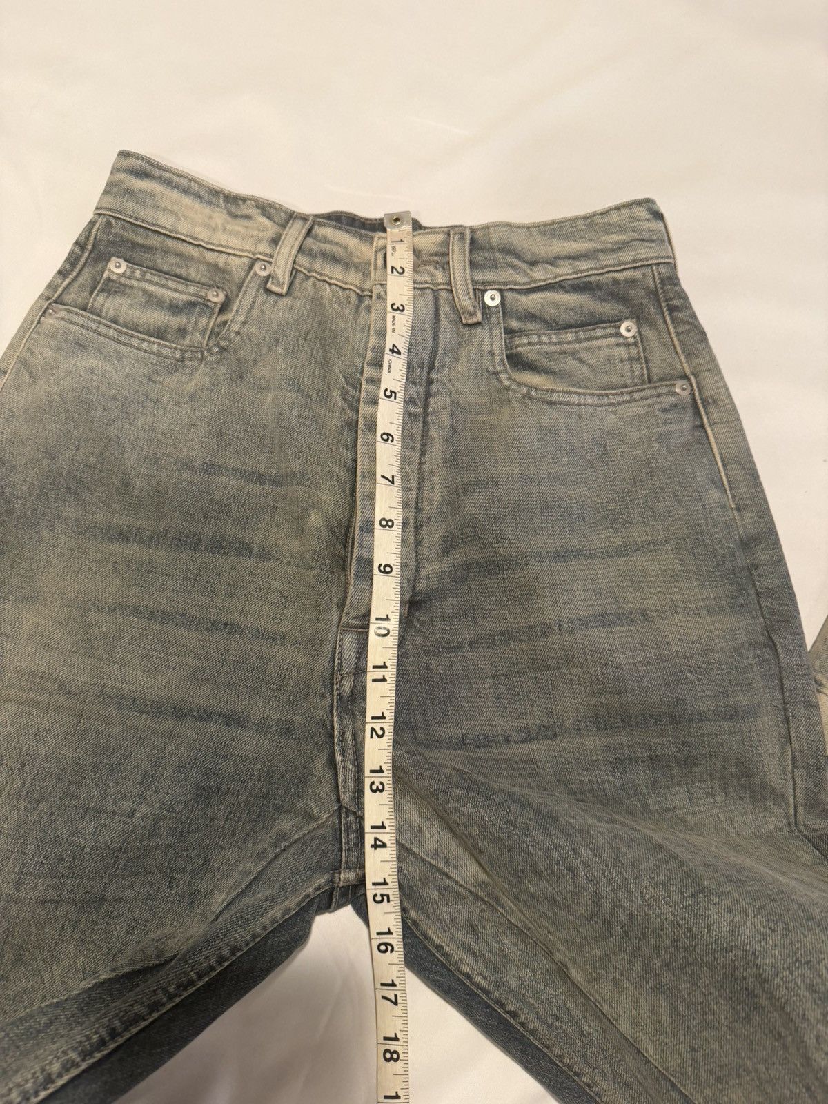 Rick Owens Rick Owens Bolans Faded Wide-Leg Jeans. 28 Size US 28 / EU 44 - 5 Thumbnail