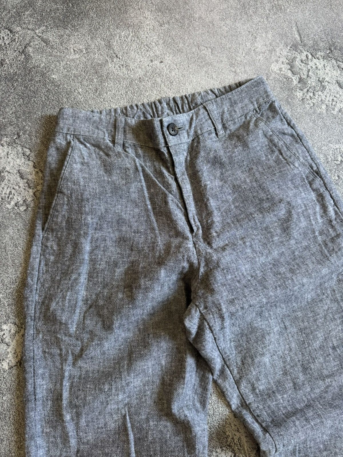 Uniqlo Uniqlo XS Linen pants trousers casual chinos Size 24" / US 00 / IT 34 - 6 Thumbnail