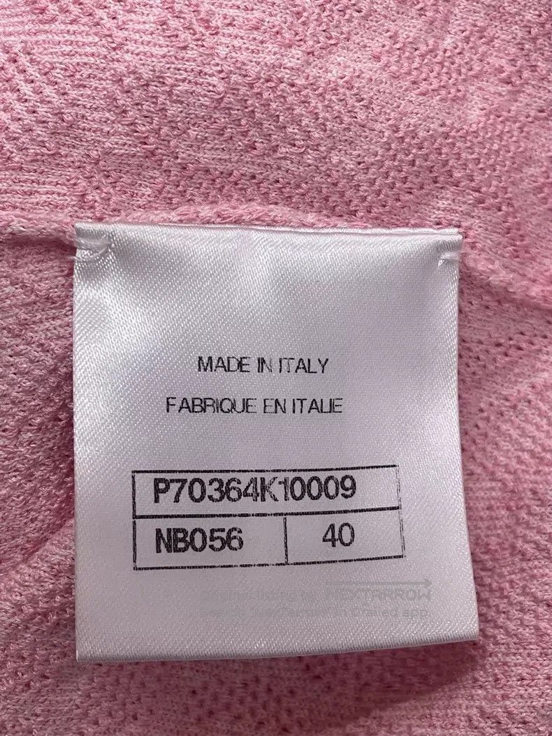 Chanel Chanel Pink embossed camellia dress Size S / US 4 / IT 40 - 5 Thumbnail