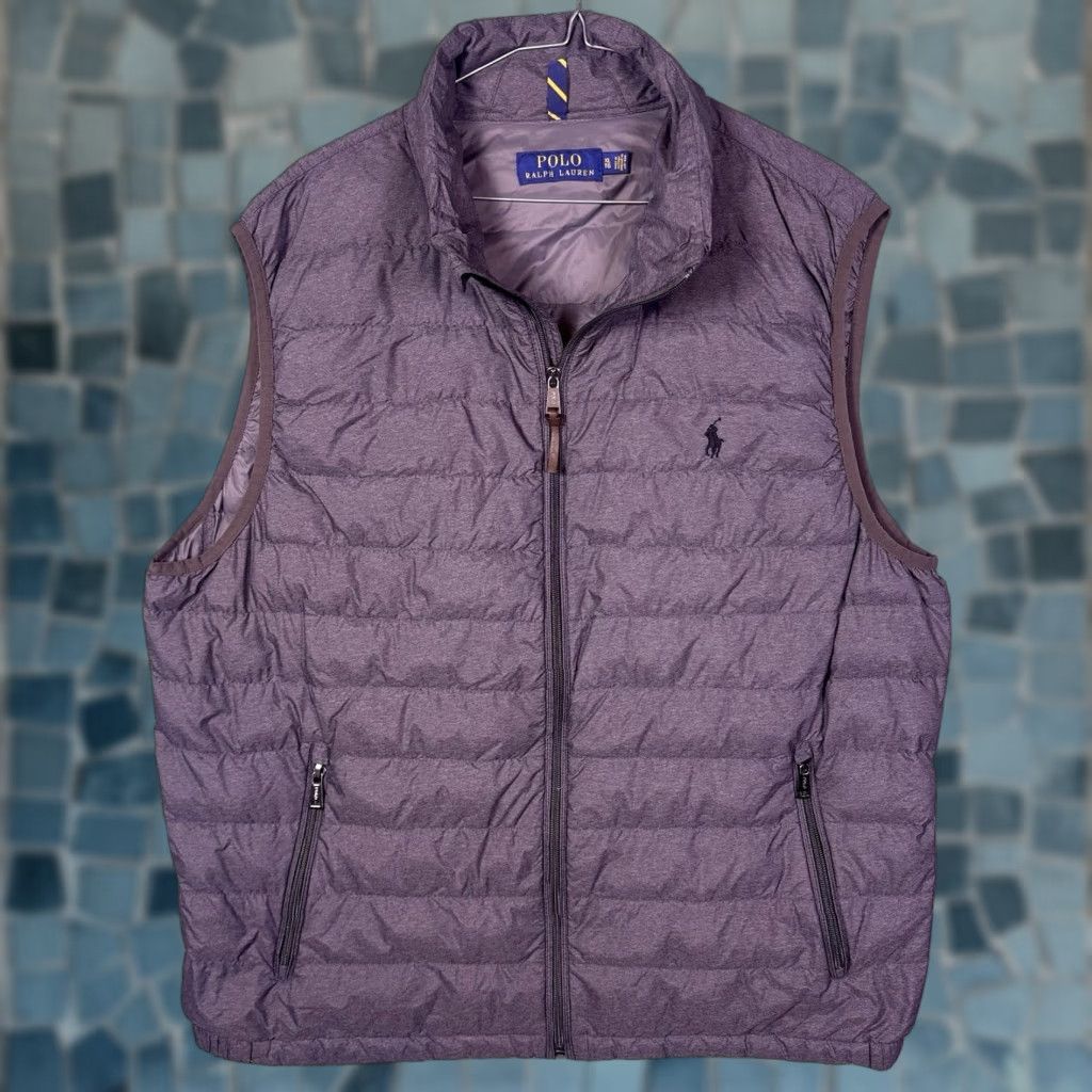 Polo Ralph Lauren Polo Ralph Lauren Vest Men XL White Duck Down Puffer Gilet Quilted Full Zip Size US XL / EU 56 / 4 - 1 Thumbnail