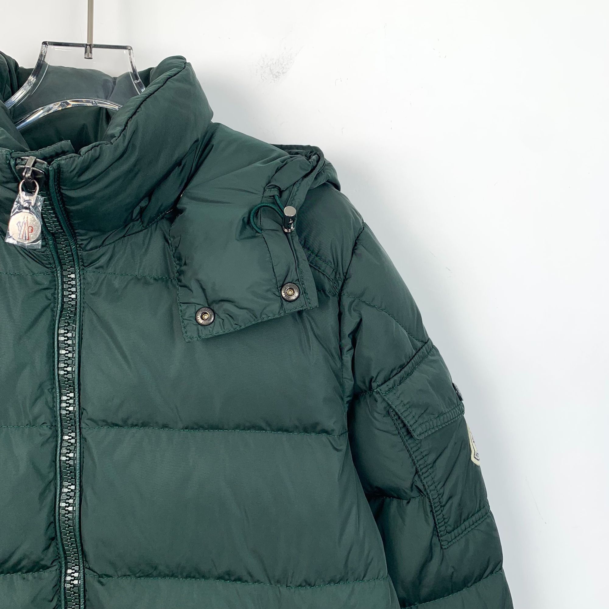 Moncler Moncler Maya Series Green Hooded Quilted Down Jacket Size S Size S / US 4 / IT 40 - 7 Thumbnail