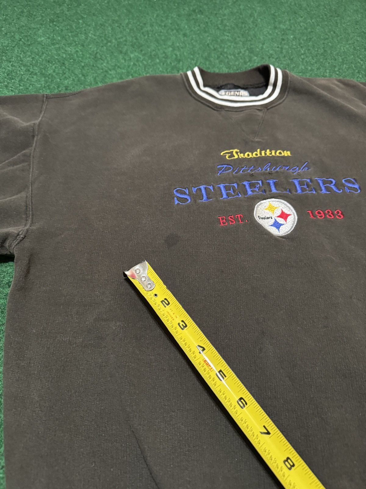 NFL Vintage 90s Pittsburgh Steelers Faded Crewneck Sweatshirt Size US L / EU 52-54 / 3 - 7 Thumbnail