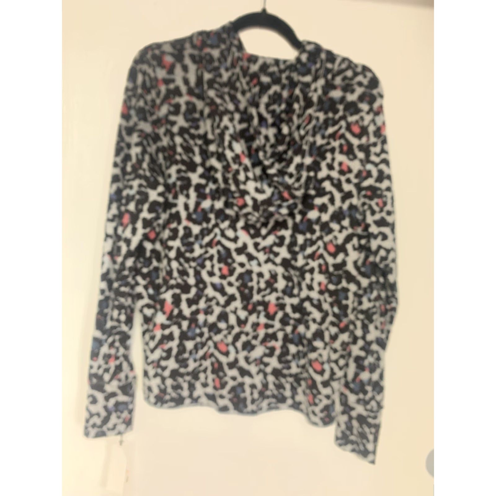 Calvin Klein Calvin Klein Hoodie Women's Logo Leopard Colorful Gray Size S American Navy Logo Long Sleeve Pullover T Shirt Activewear Size S / US 4 / IT 40 - 5 Thumbnail