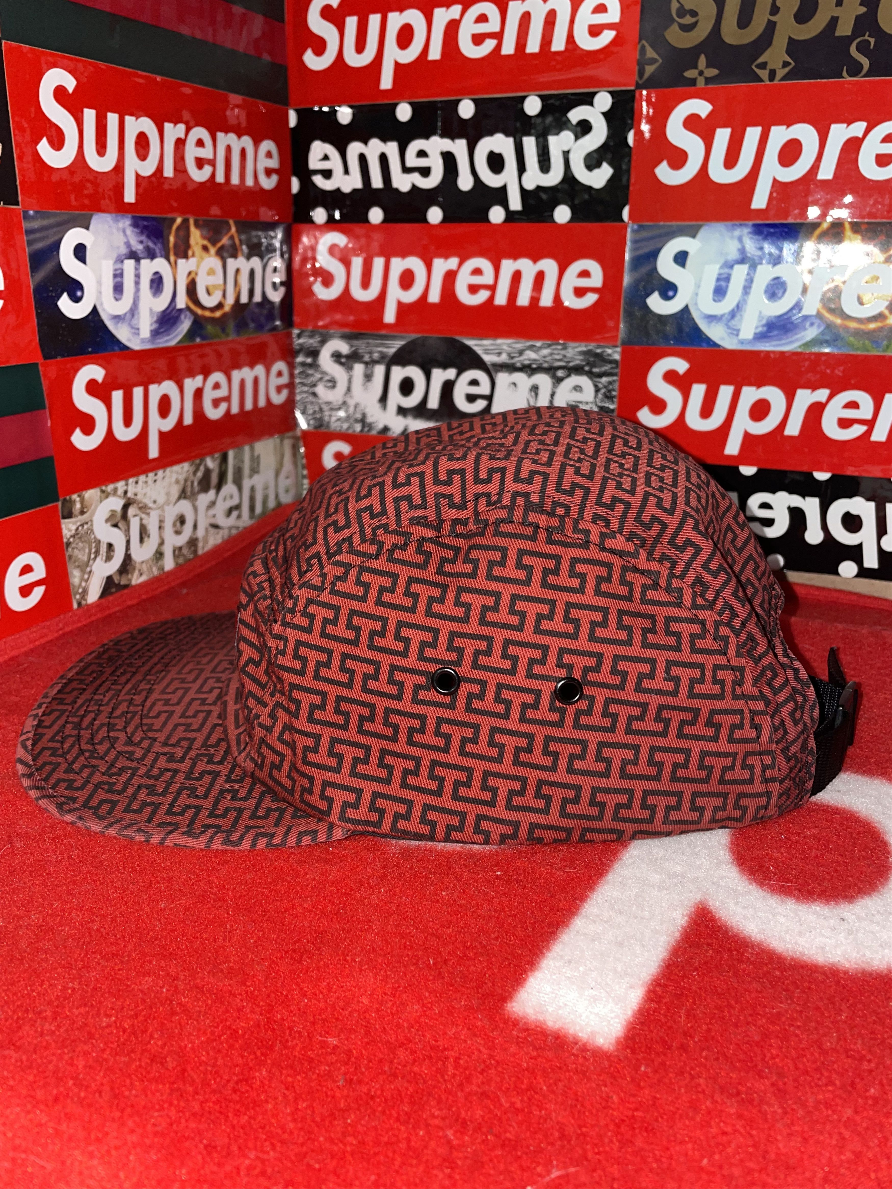 Supreme Supreme Motif Camp Cap FW12 release RARE HAT Size ONE SIZE - 4 Thumbnail