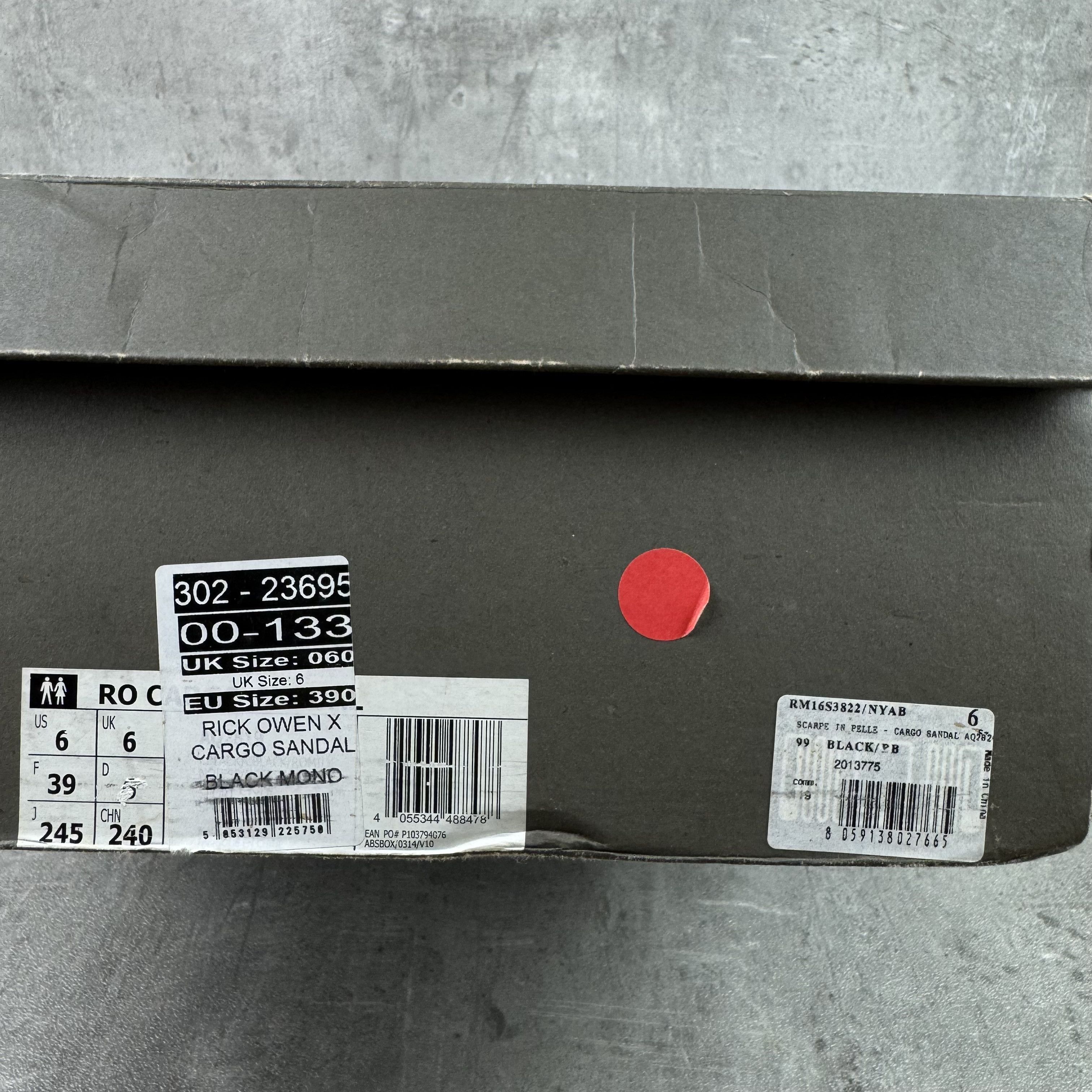 Adidas × Rick Owens RICK OWENS ADIDAS S/S 2016 Cyclops Cargo Sandals Size US 6 / EU 39 - 15 Thumbnail