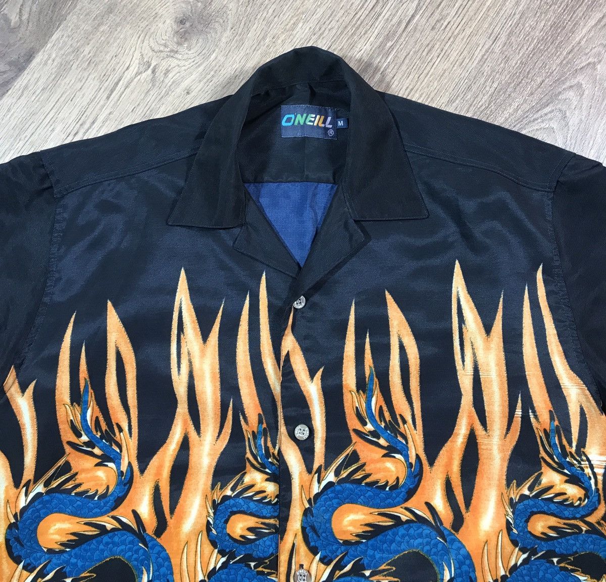 O'Neill × Vintage Silk shirt Oneill Surf Skate Retro Dragon Jspan Vintage Size US M / EU 48-50 / 2 - 6 Thumbnail
