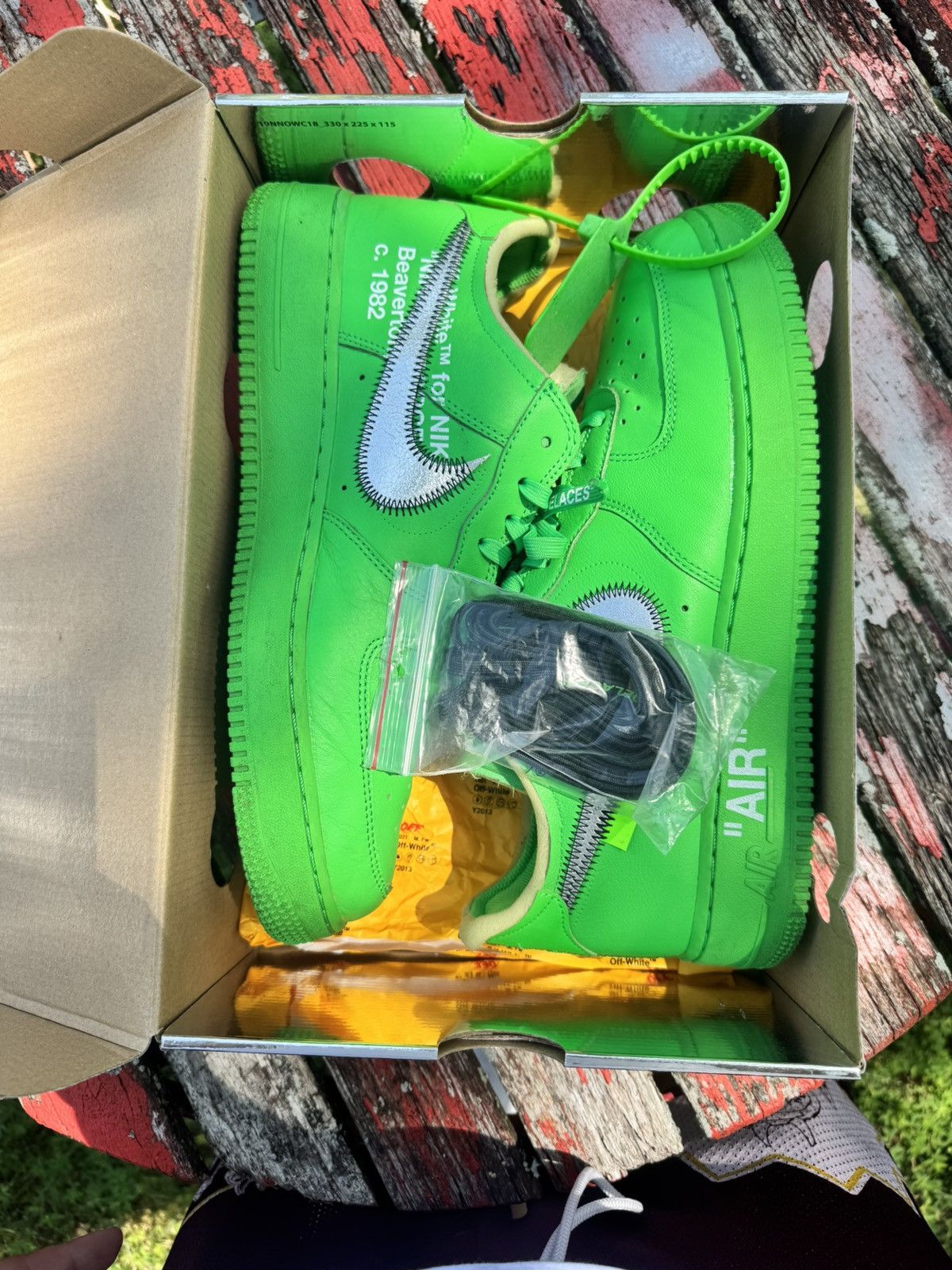 Nike × Off-White Off white x Air-force 1 Brooklyn Size US 10.5 / EU 43-44 - 6 Thumbnail