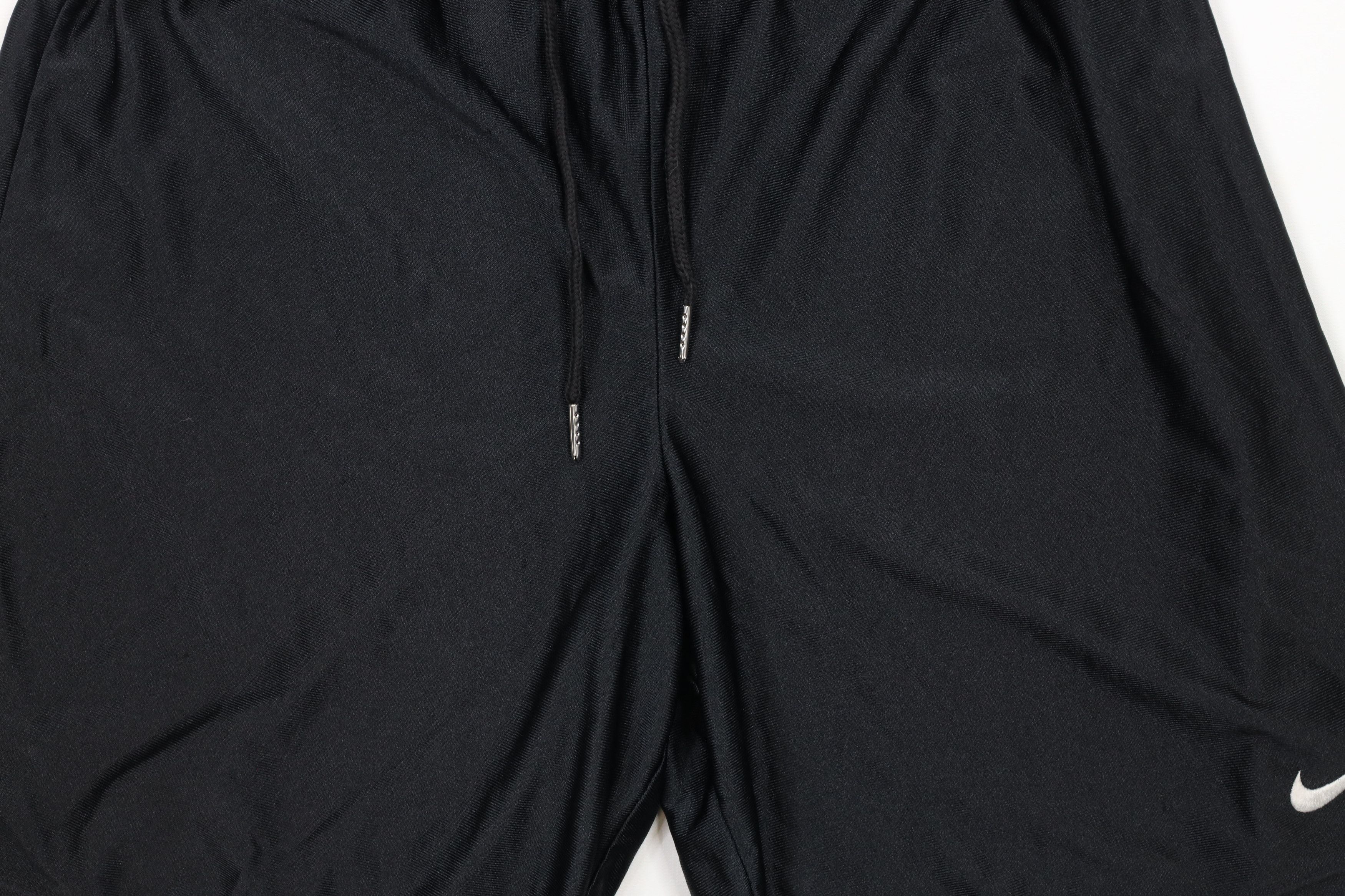 Nike × Vintage Vintage 90s Nike Mini Swoosh Above Knee Shorts Black USA Size US 32 / EU 48 - 3 Thumbnail