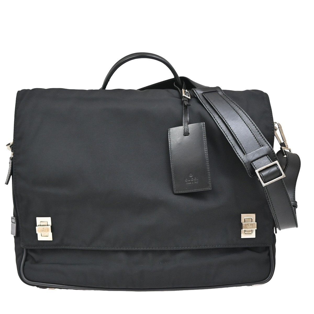 Gucci Gucci Logo Messenger Bag Coated Canvas Size ONE SIZE - 1 Thumbnail