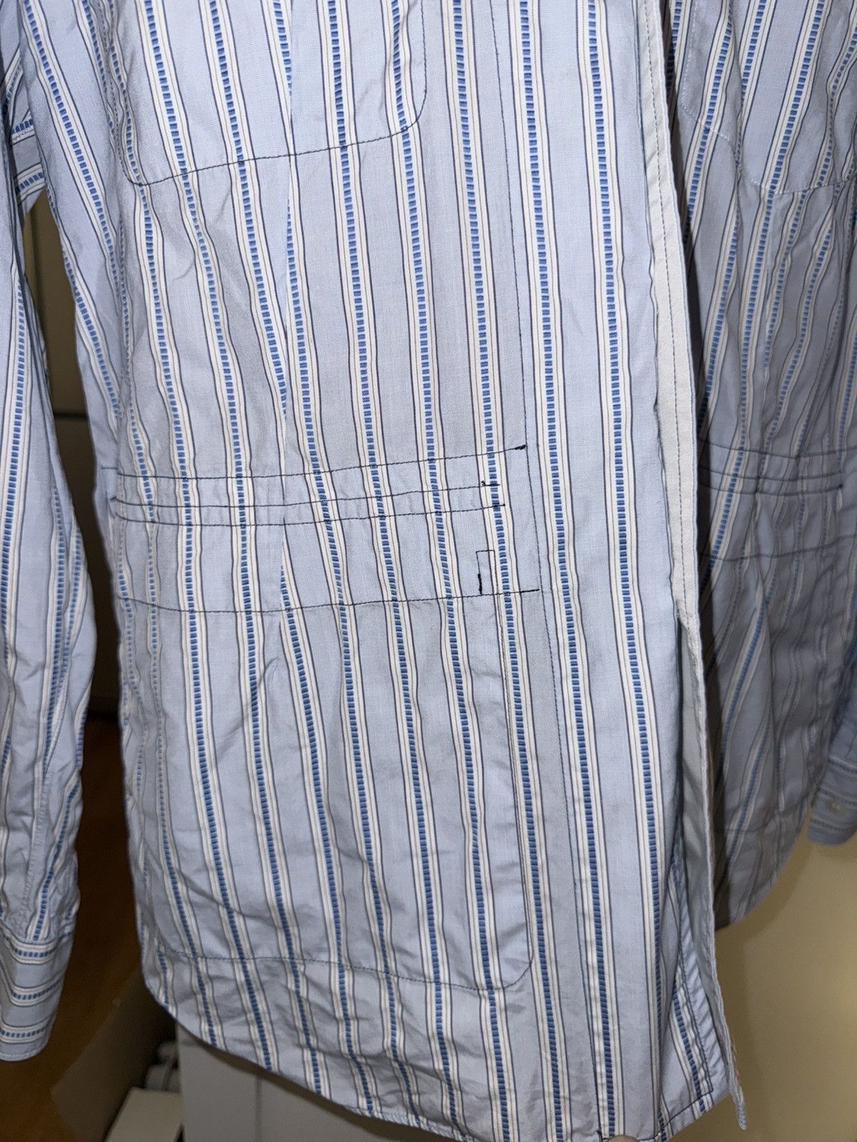 Comme des Garcons SHIRT Comme des Garçons SHIRT Trompe l’Oeil Cargo Striped Shirt Size US M / EU 48-50 / 2 - 7 Thumbnail