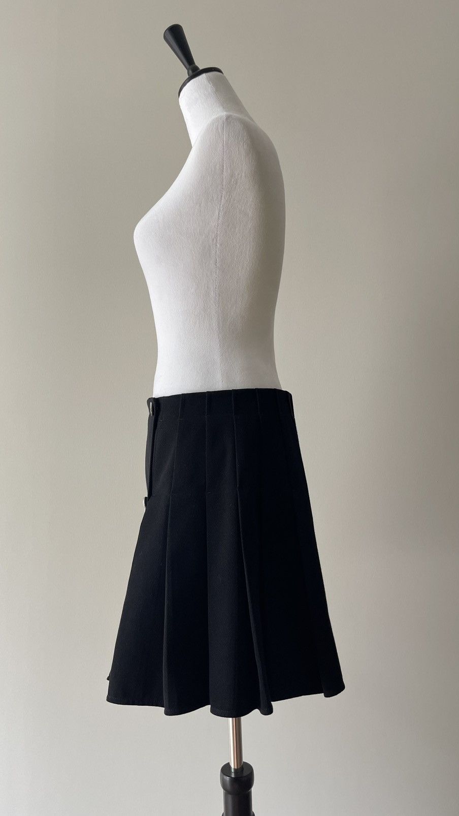 Bottega Veneta Bottega Veneta Wool Gabardine Skirt in Black size 42 Size 42" / US 20 - 16 Thumbnail