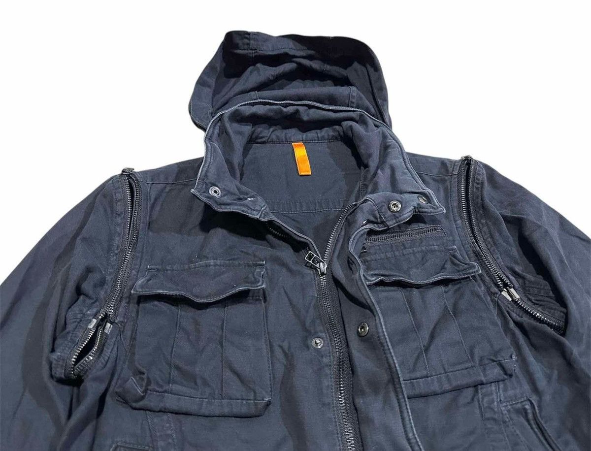 Designer × Ermenegildo Zegna × Z Zegna 🔥Vintage Ermenegildo Zegna Biker Jacket Detachable Wire Edge Size US M / EU 48-50 / 2 - 6 Thumbnail