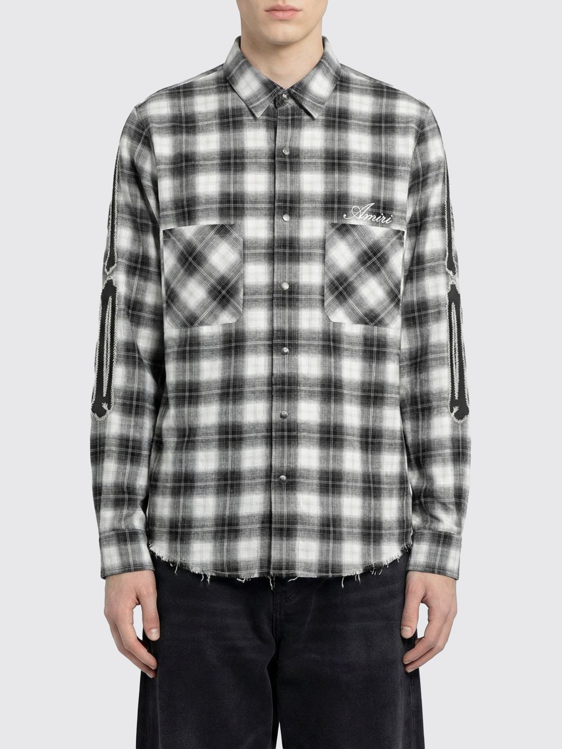 Amiri Amiri Shirt Men Black Size US XL / EU 56 / 4 - 1 Thumbnail