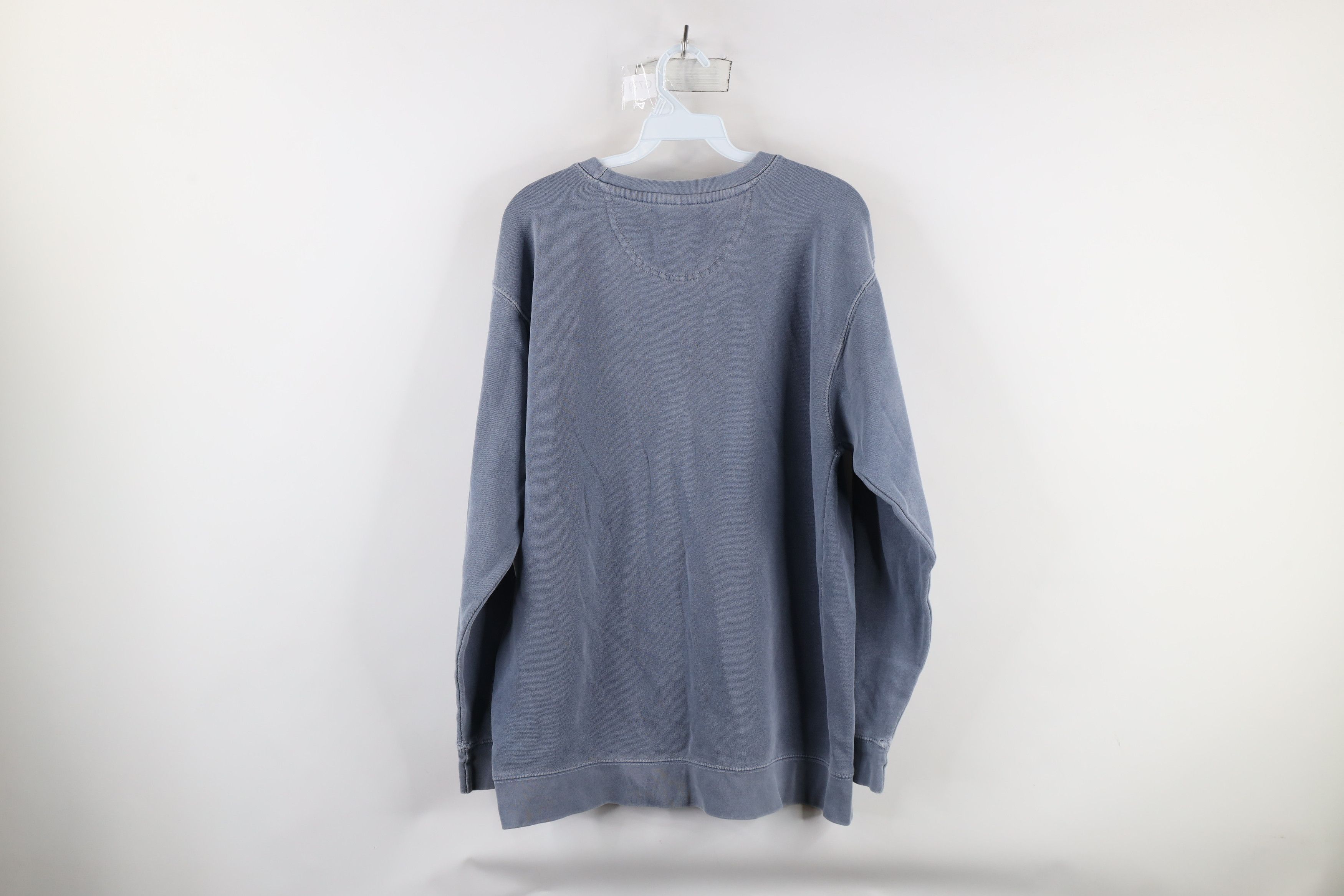 Vintage Vintage 90s Streetwear Spell Out Maine Sweatshirt Blue Size US M / EU 48-50 / 2 - 14 Thumbnail