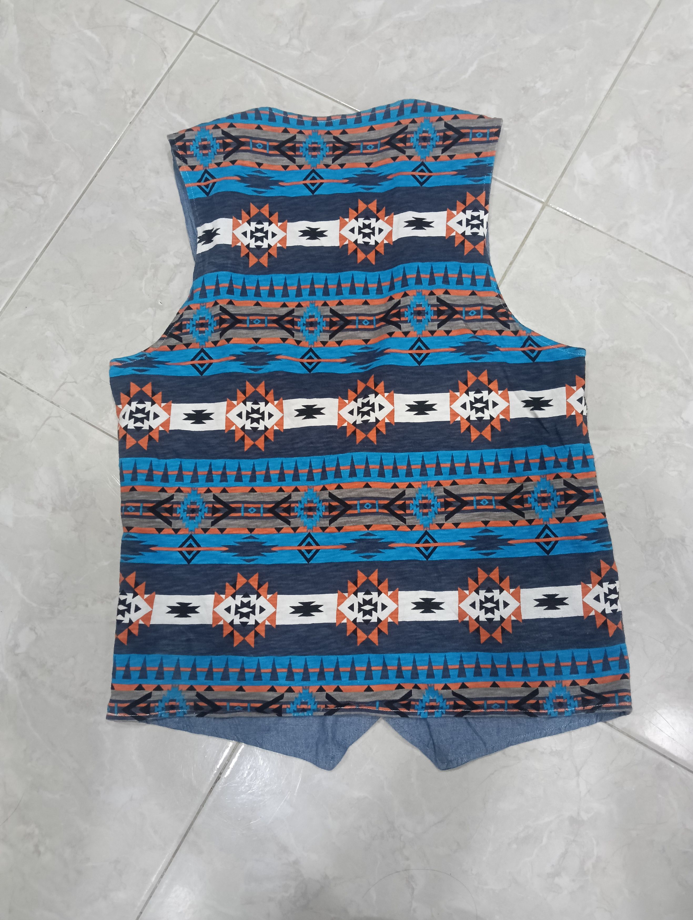 Native Unbranded Navajo Native Vest Size 38L - 6 Thumbnail