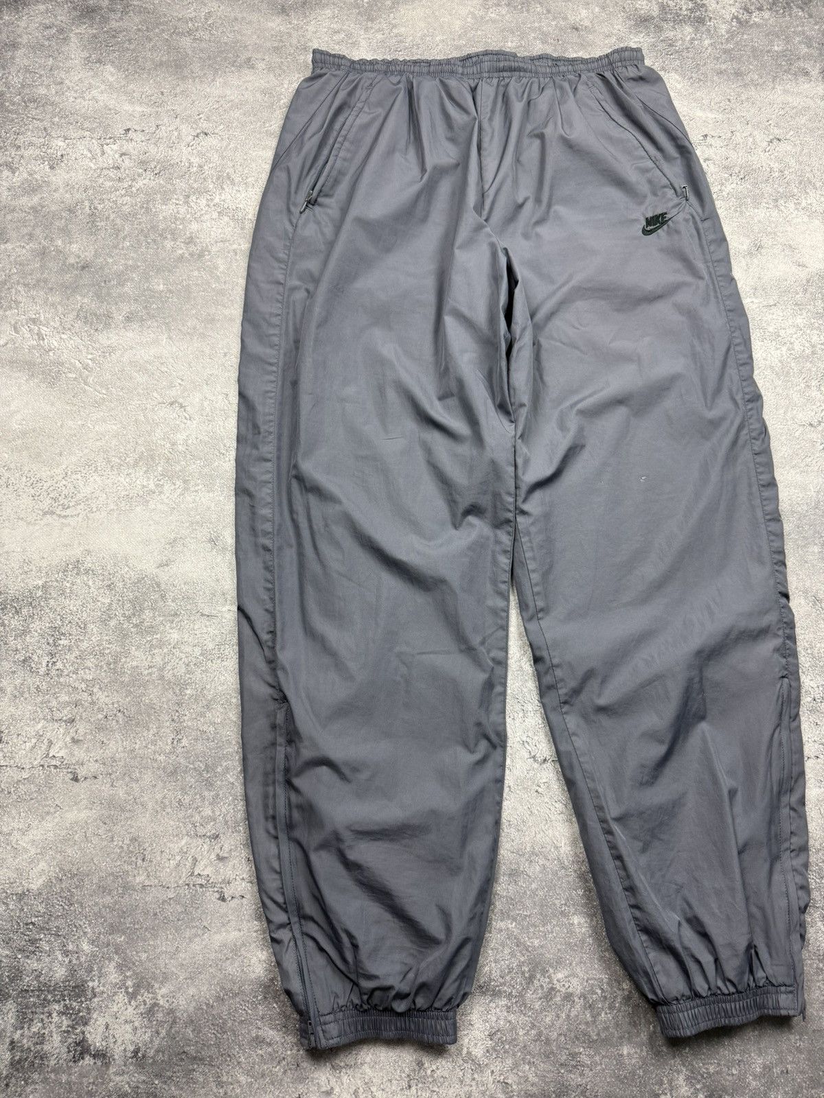 Nike Vintage 90’s Nike Nylon Track Pants Drill Y2K Sweatpants Size US 34 / EU 50 - 5 Thumbnail