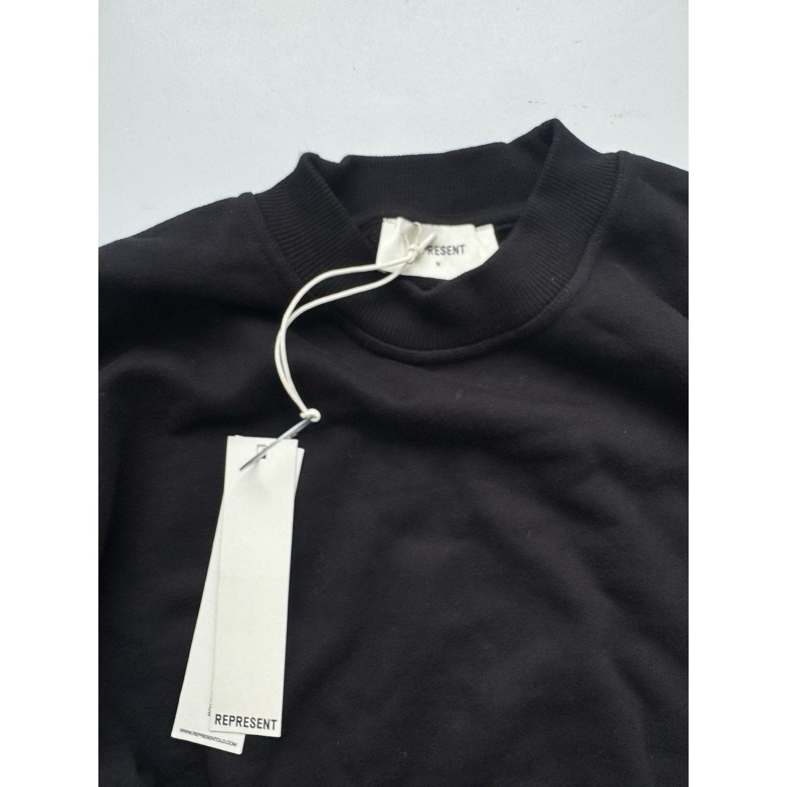 Represent Clo. Represent clo Blanks Sweater SIZE M Jet Black Size US M / EU 48-50 / 2 - 2 Thumbnail