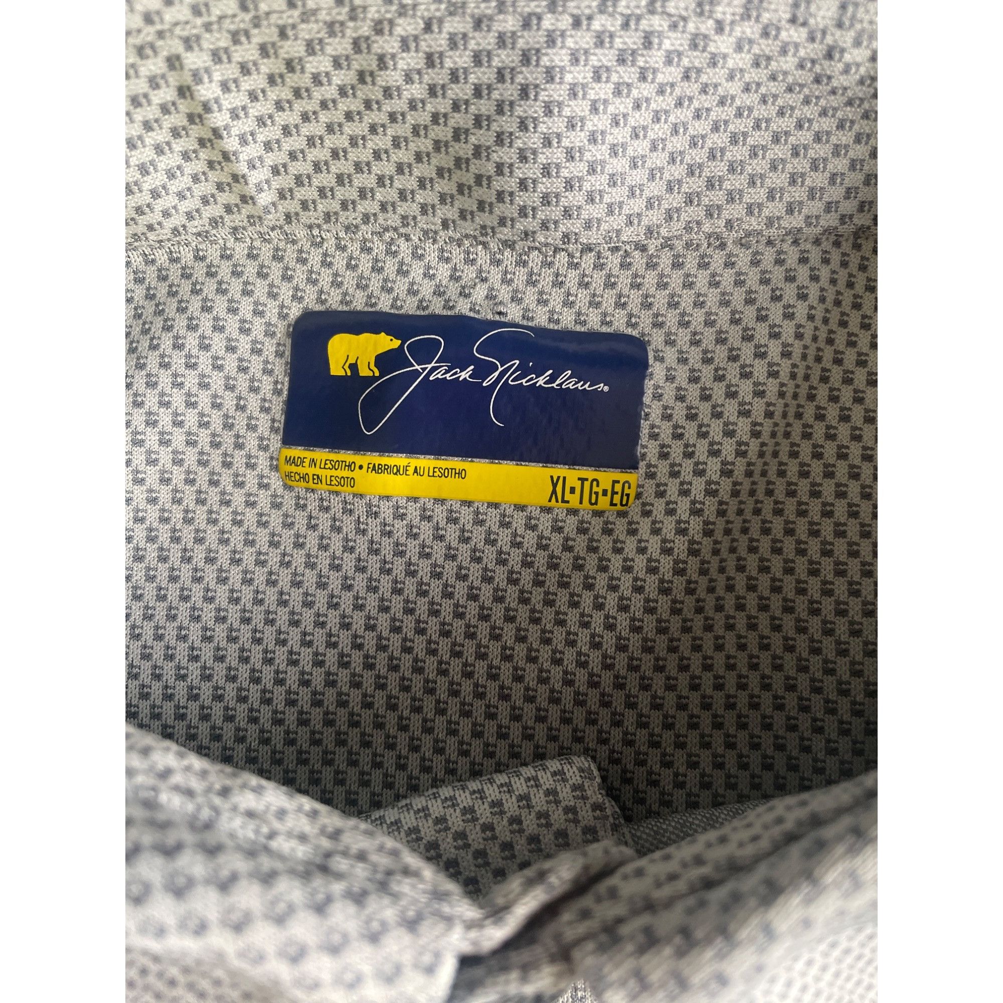 Other Jack Nicklaus Men's Gray Polo Golf Shirt Short Sleeve Size X Size US XL / EU 56 / 4 - 4 Thumbnail