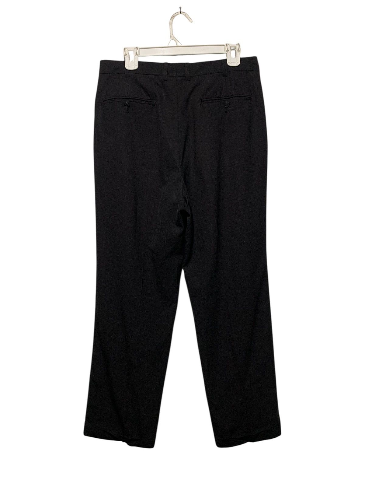 Yves Saint Laurent Vintage Yves Saint Laurent baggy embroidered logo trouser Size US 31 - 6 Thumbnail