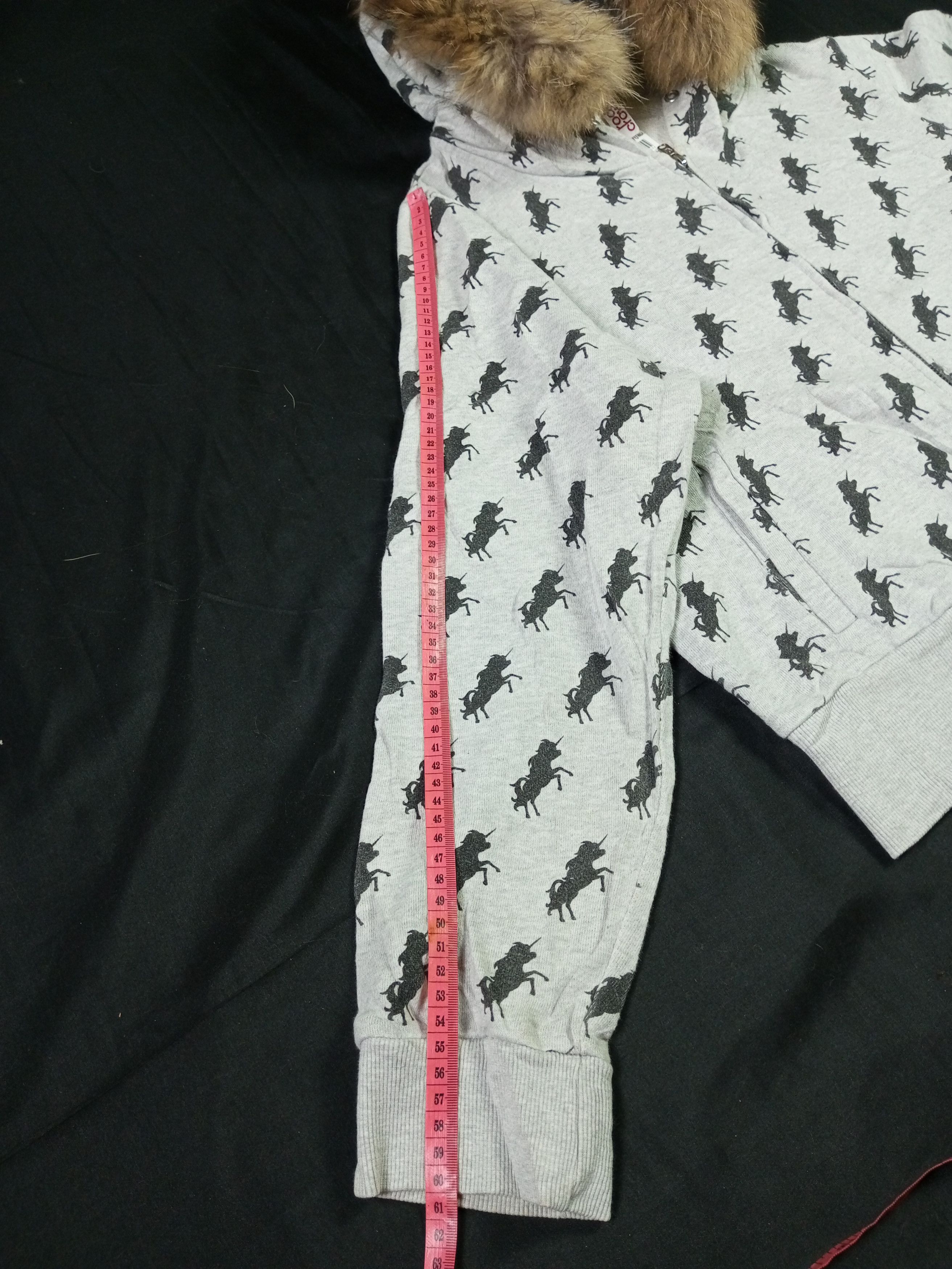 If Six Was Nine Rodeo Crown Japanese Crop Top Women Fur Zipper Hoodie AOP Size M / US 6-8 / IT 42-44 - 9 Thumbnail