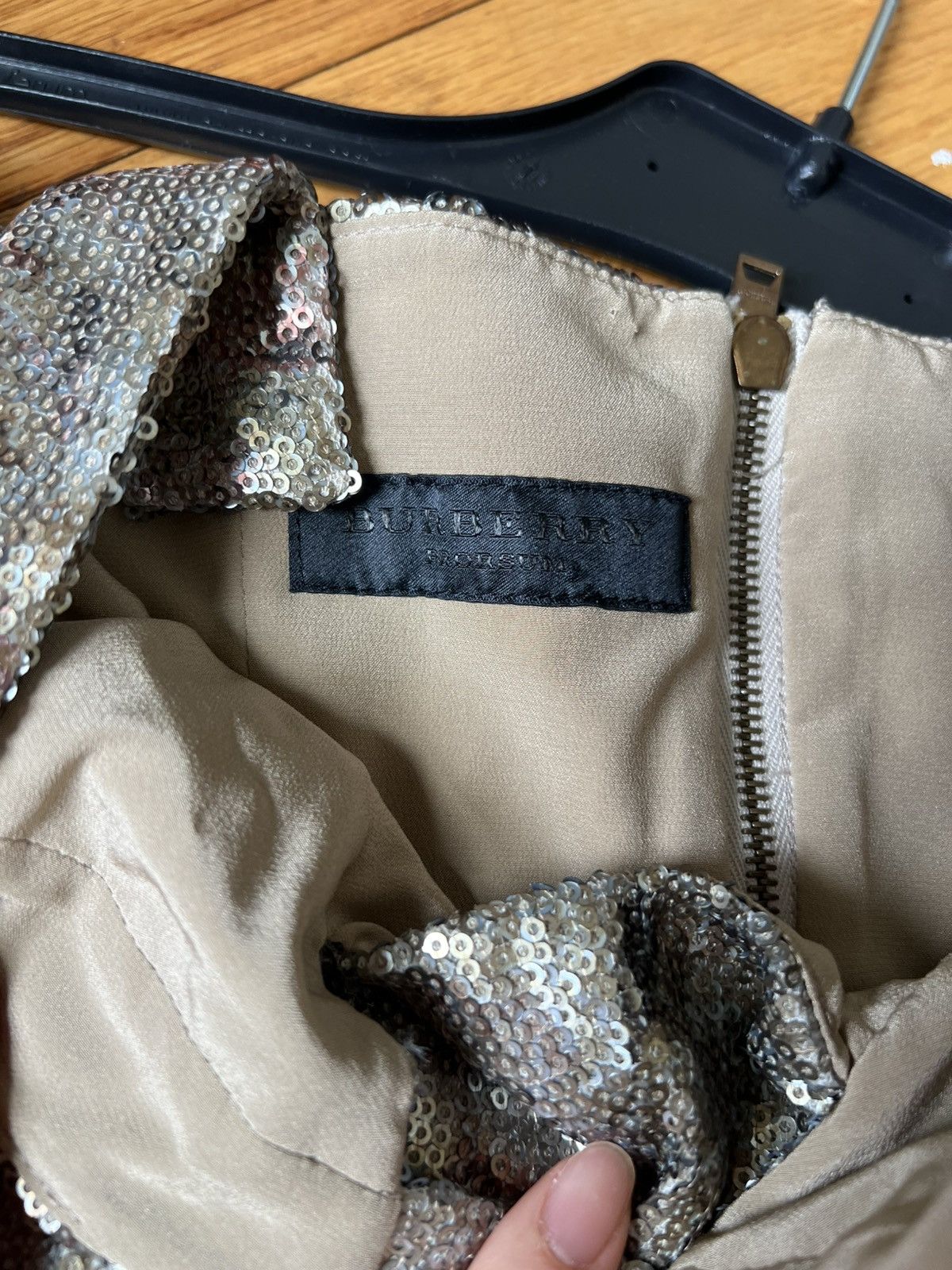 Burberry Prorsum Burberry Prorsum Sequin Midi Dress Size XS / US 0-2 / IT 36-38 - 4 Thumbnail