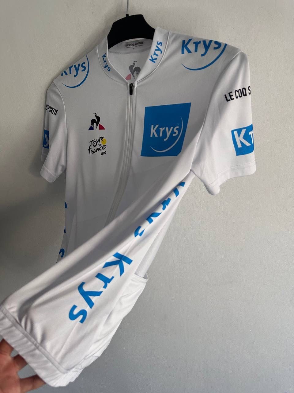 Le Coq Sportif Le Coq Sportif Tour de France 2020 White Jersey Men’s S Krys Size US S / EU 44-46 / 1 - 7 Thumbnail