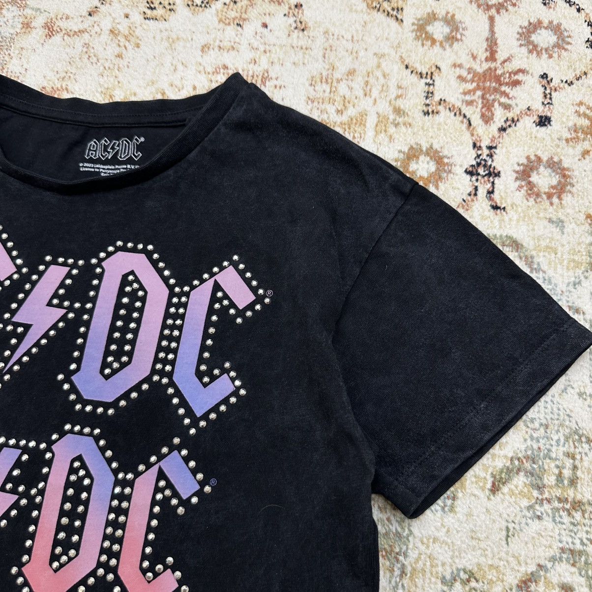 AC/DC × Vintage Vintage Top AC/DC T-shirts Rock Band Y2K 00s Grunge Size S / US 4 / IT 40 - 3 Thumbnail