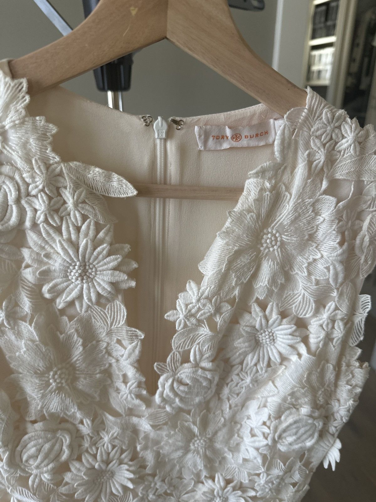 Tory Burch Tory Burch lace white dress Size S / US 4 / IT 40 - 6 Thumbnail