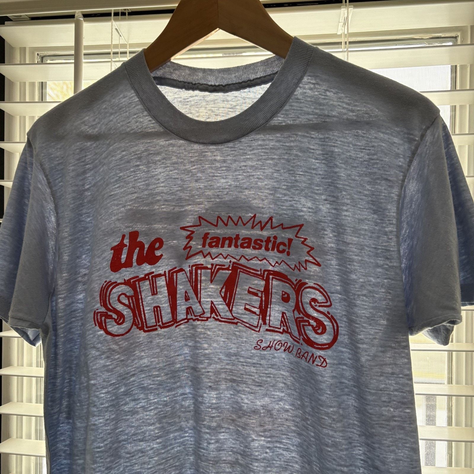 Vintage Vintage Paper Thin T-Shirt Size M 1980s Band Sheer Burnout Size US M / EU 48-50 / 2 - 6 Thumbnail