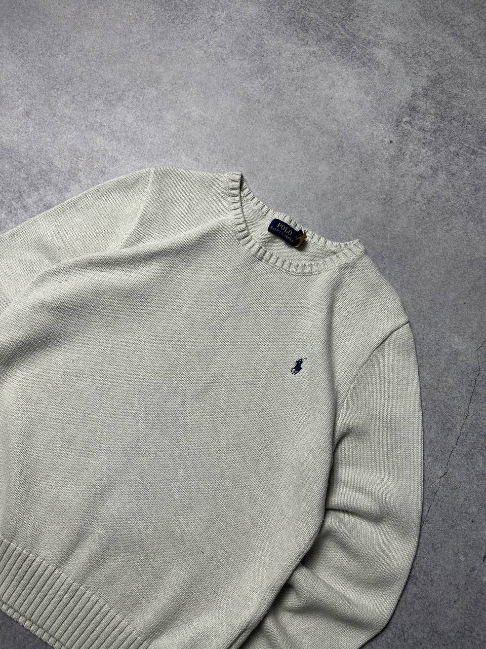 Polo Ralph Lauren × Vintage Vintage 2000’s Polo Ralph Lauren Small Pony Knitted Sweater Size L / US 10 / IT 46 - 2 Thumbnail