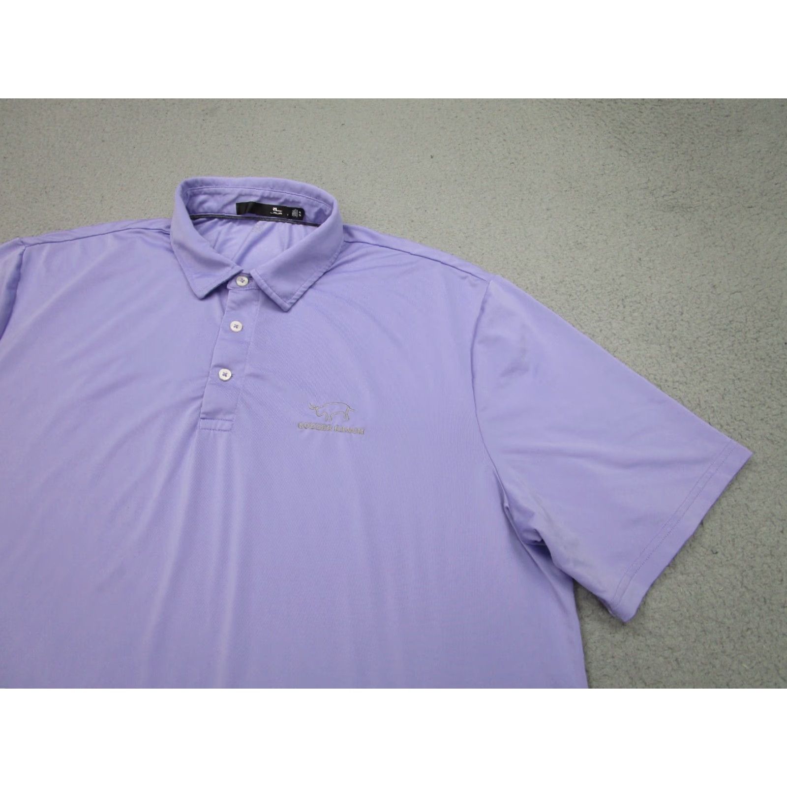 Vintage RLX Polo Mens XL Purple Golf Performance Wicking Gozzer Ranch Country Club Size US XL / EU 56 / 4 - 2 Thumbnail