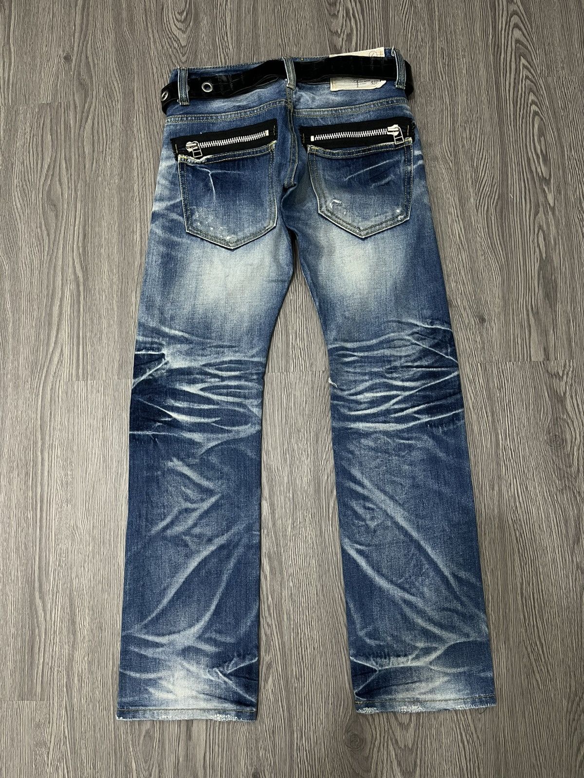 Japanese Brand 🇯🇵Lolita Distressing Jeans🇯🇵 Size US 29 - 2 Thumbnail