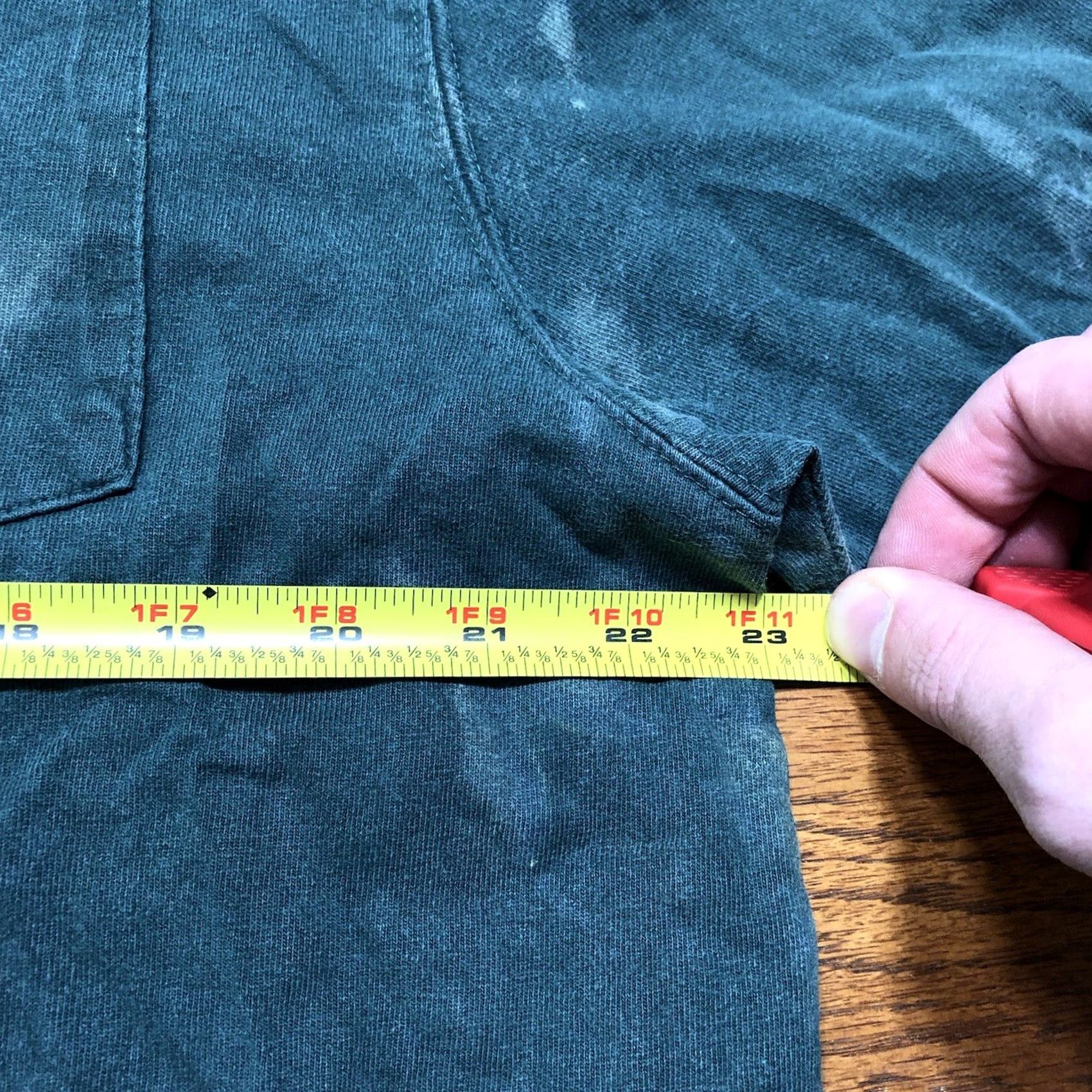 Carhartt Carhartt T Shirt Mens Large Green Crew Neck Short Sleeve Tie Dye Acid Wash Vintage Look 90s Outdoor Classic Logo Size US L / EU 52-54 / 3 - 8 Thumbnail
