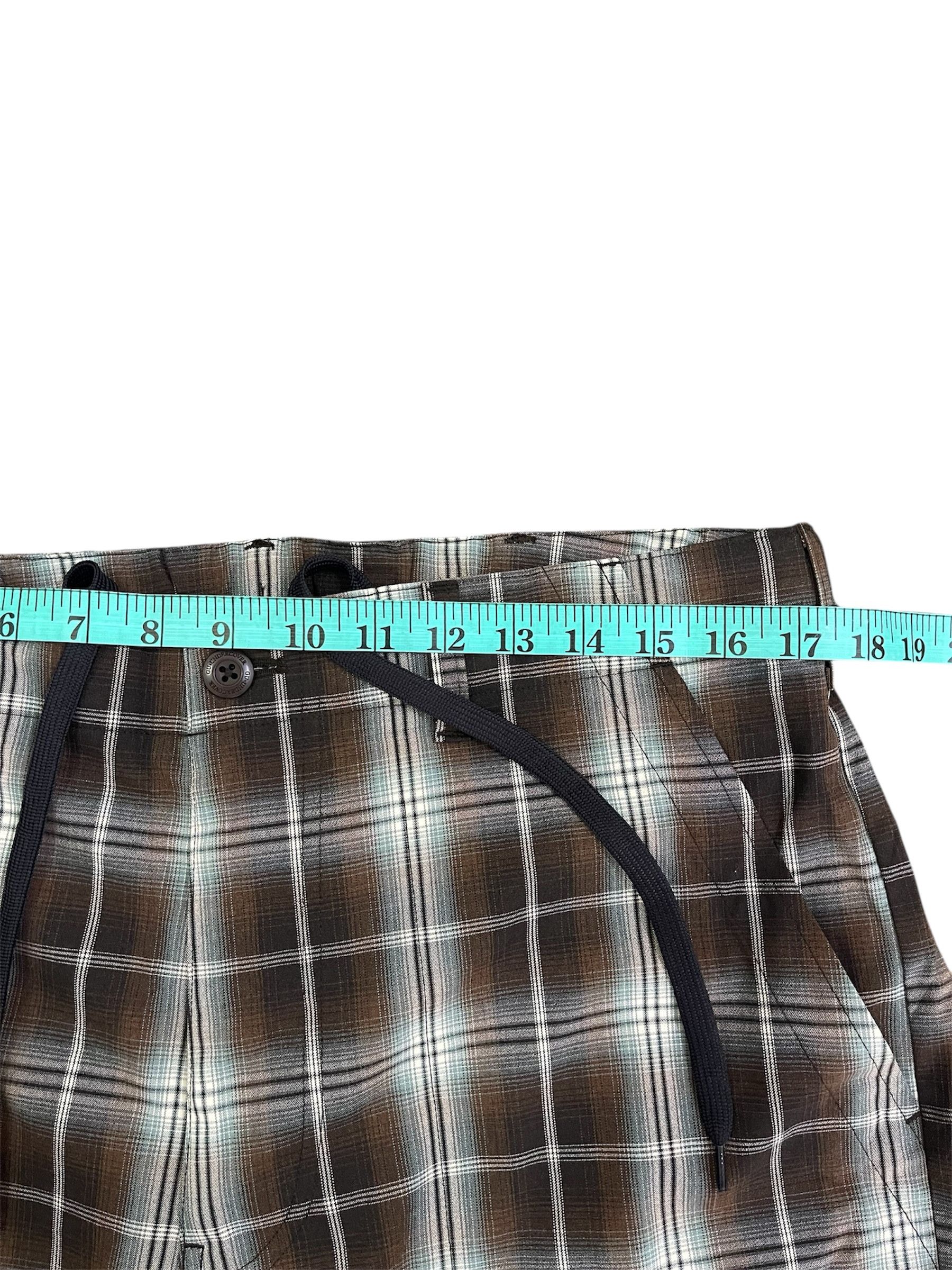 GU × Undercover Gu x undercover Multipocket Zipper Plaid Baggy Pant Size US 35 - 10 Thumbnail