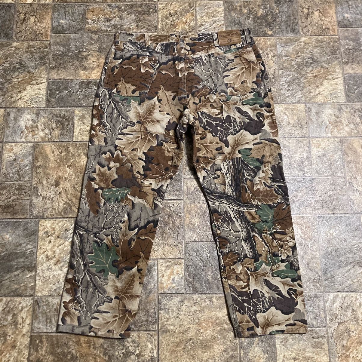 Vintage × Wrangler Vintage Wrangler Rugged Wear Advantage Camo Denim Jean Pants Size US 38 / EU 54 - 5 Thumbnail