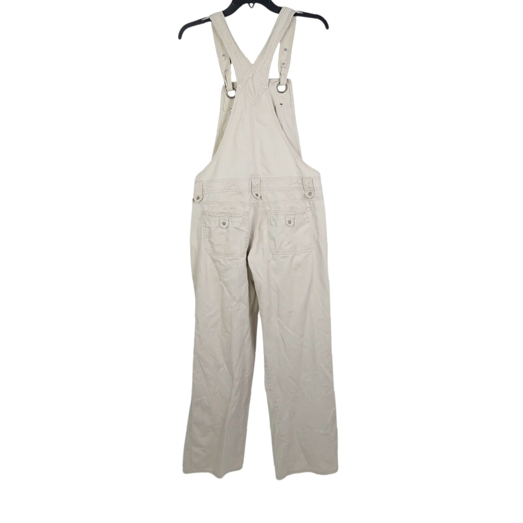 Vintage VINTAGE No Boundaries Overall Khaki Cream 11 Women Bib Straight Leg 31in Inseam 90s Theme Size 32" / US 10 / IT 46 - 3 Thumbnail